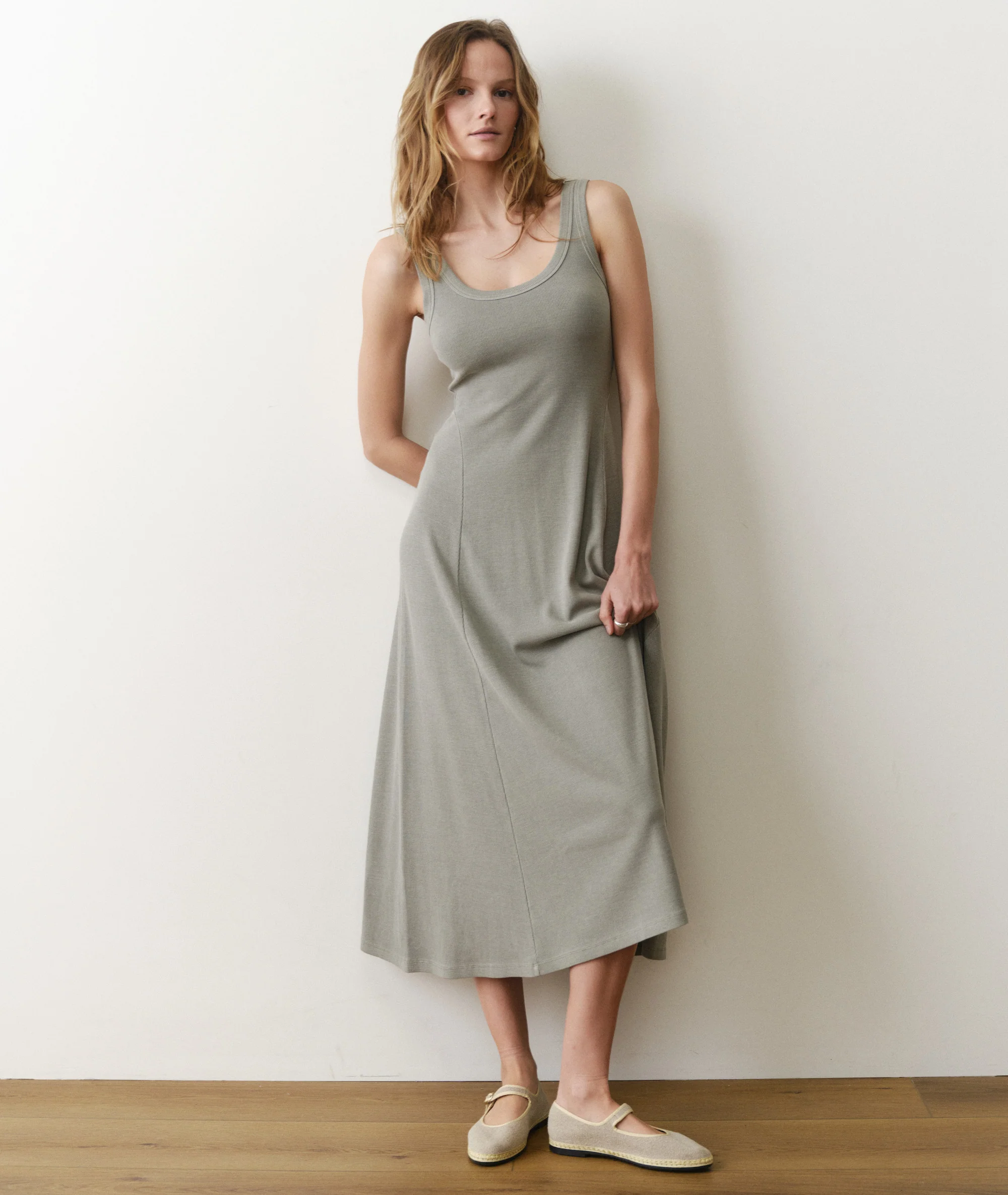 Lexi Rib Sun-In Scoop Neck Dress - Image 2