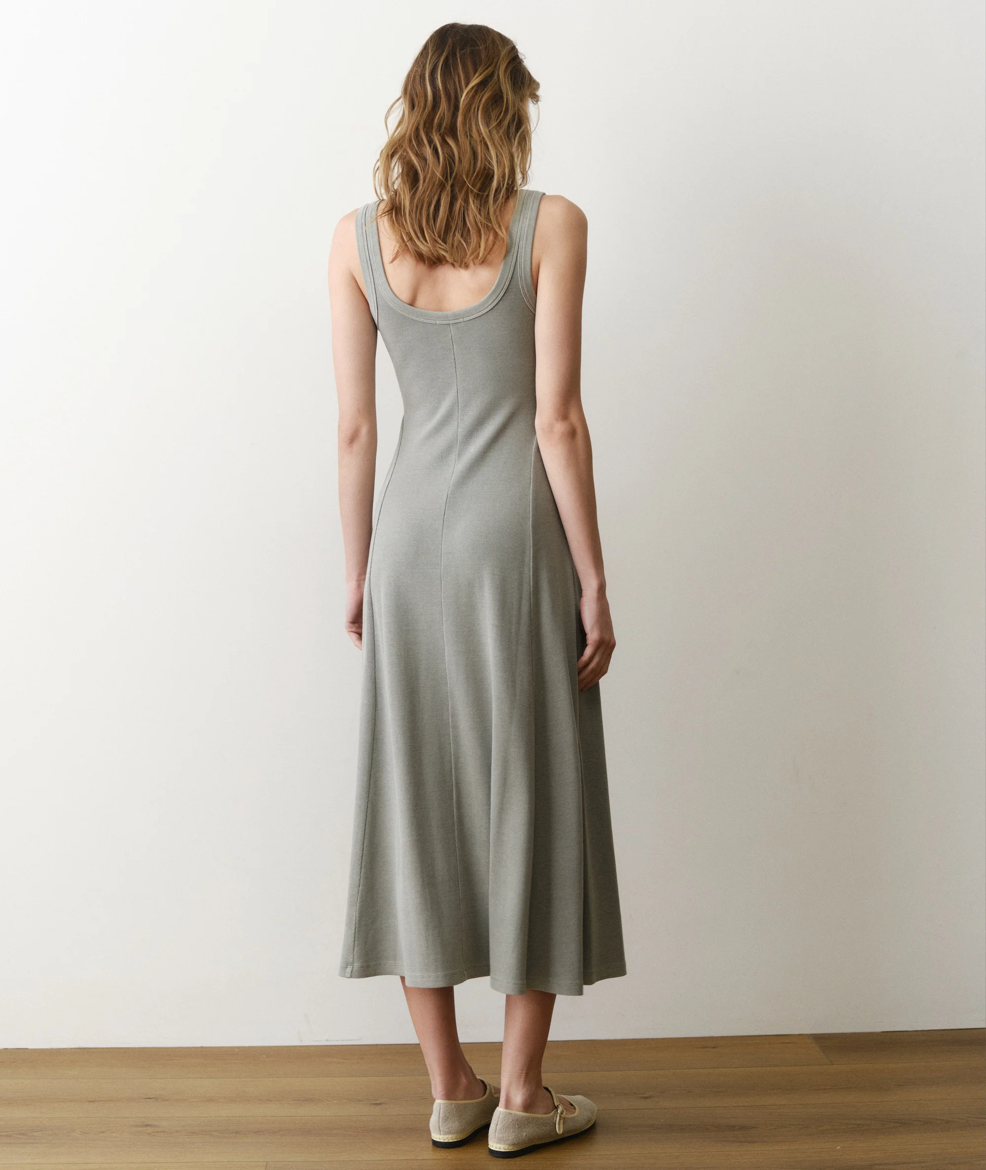 Lexi Rib Sun-In Scoop Neck Dress - Image 3