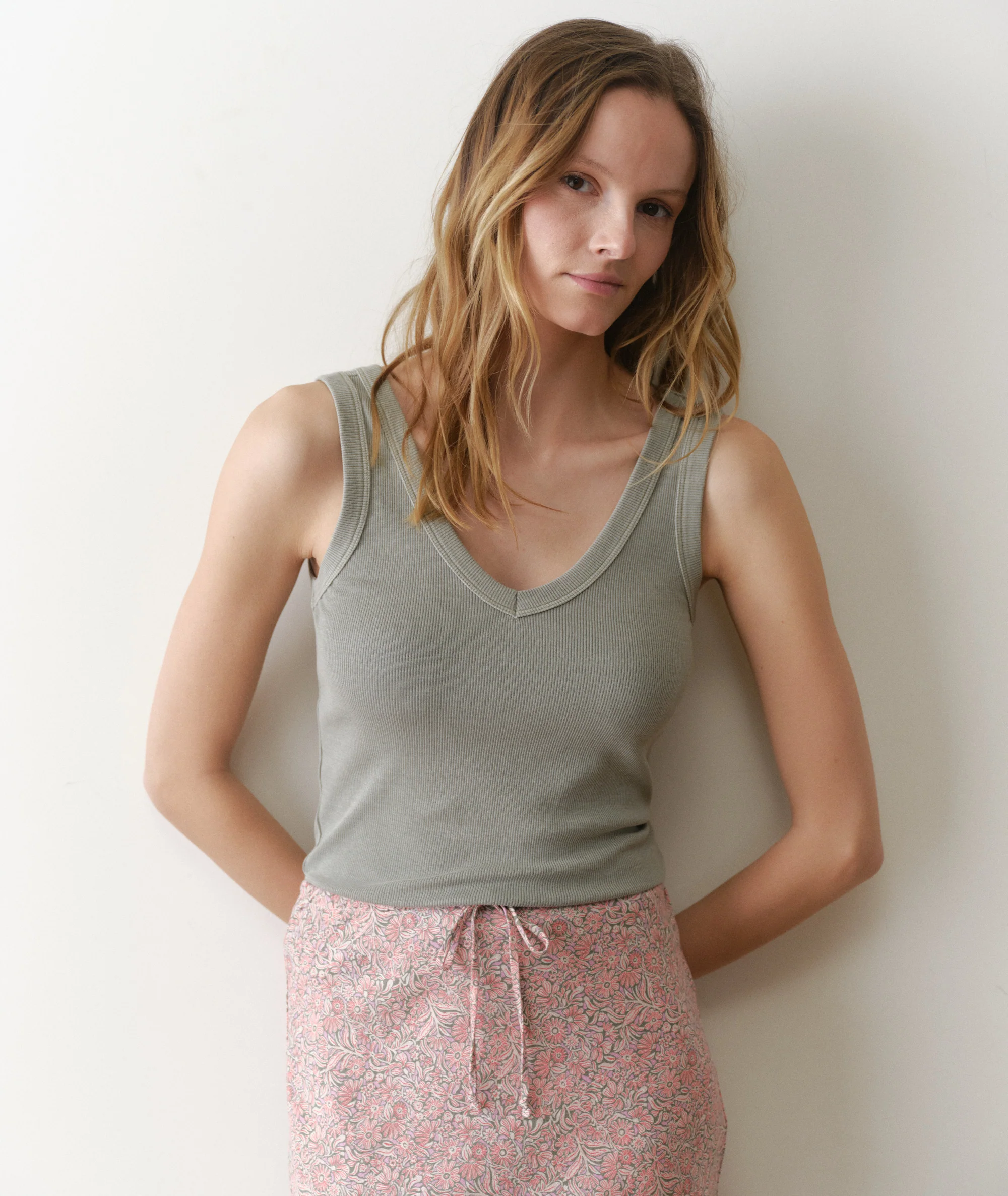 Lexi Rib V-Neck Tank