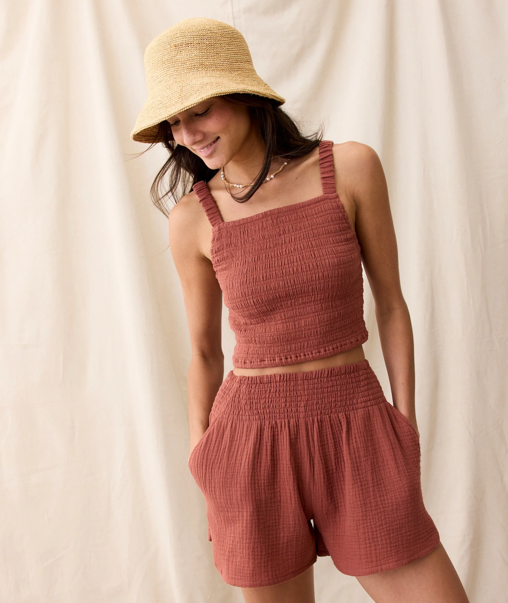 Lila Double Cloth Tank - Image 7