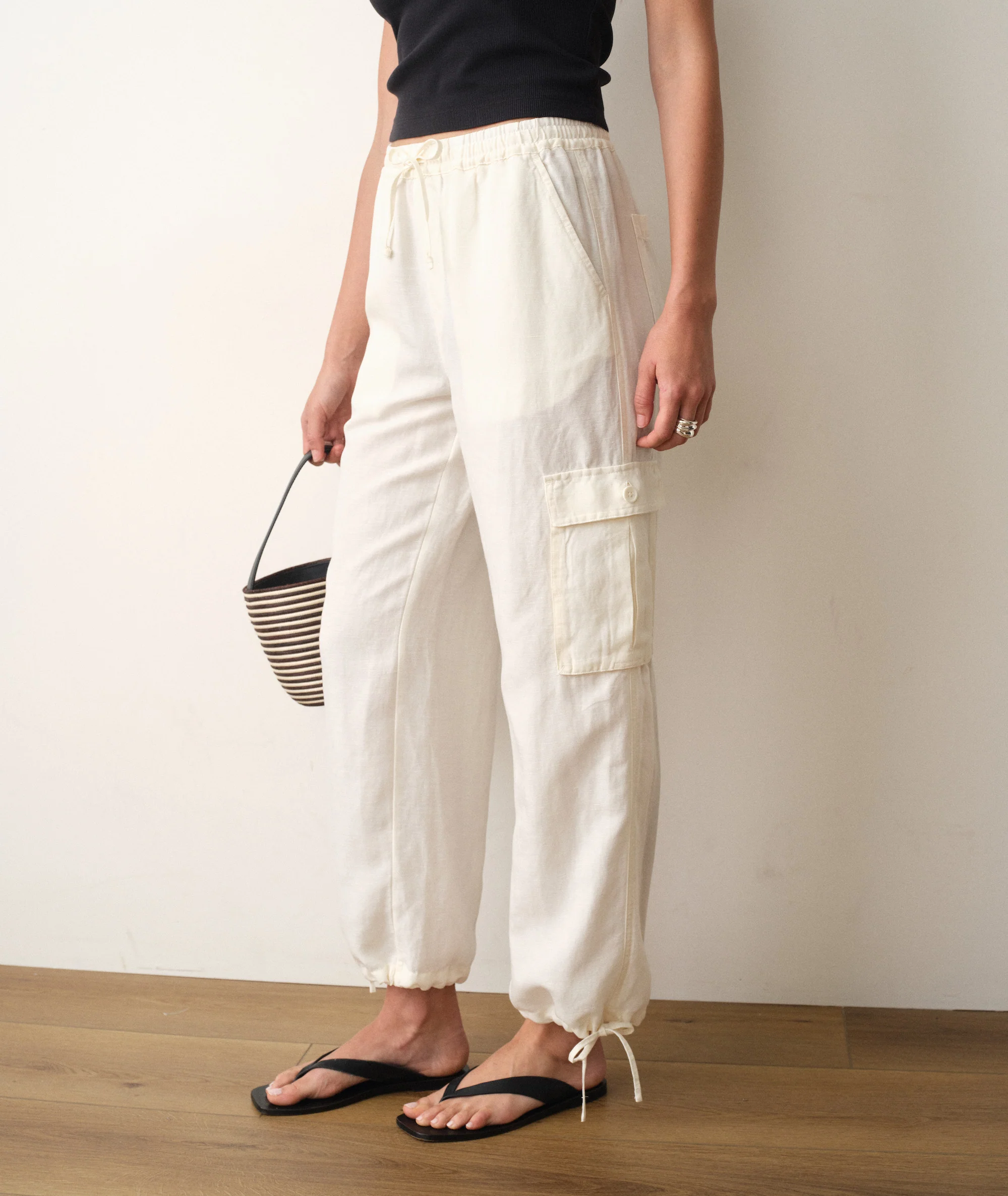 Linen Cargo Pant - Image 2