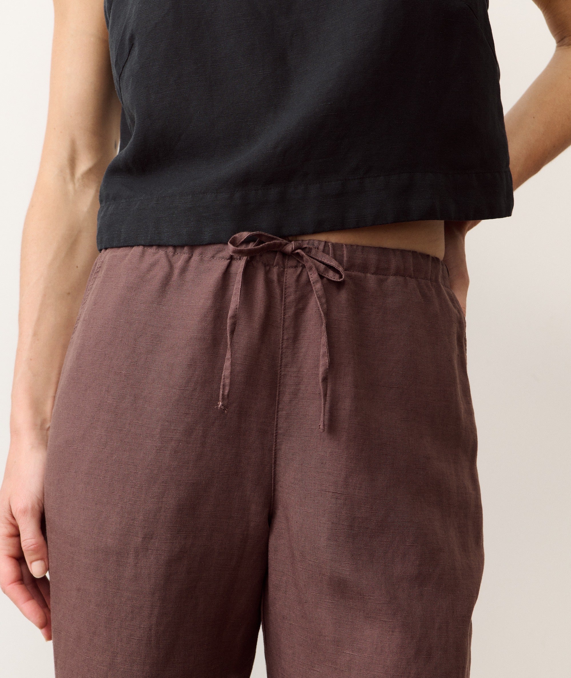 Linen Drawstring Pant - Image 5