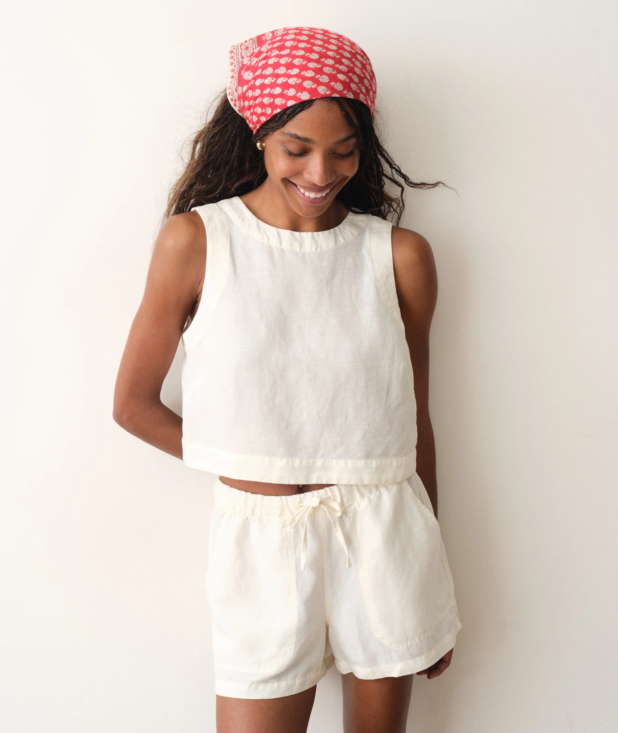Linen Drawstring Short - Image 4