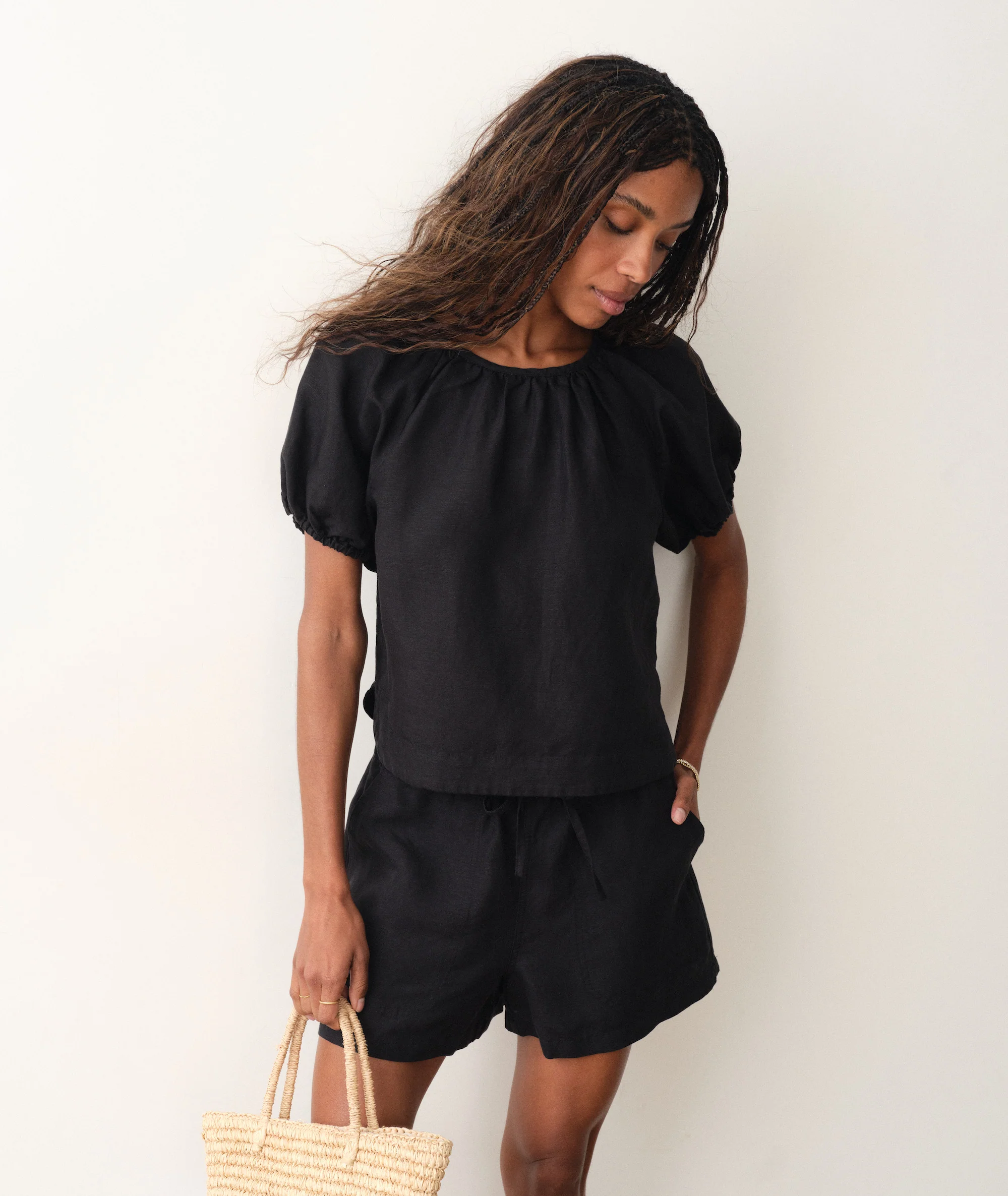 Linen Drawstring Short - Image 4