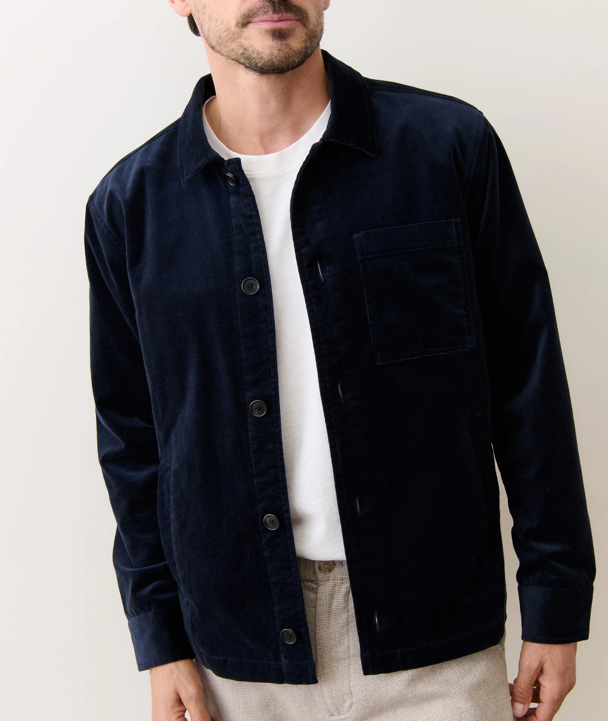 Lorenzo Velvet Overshirt - Image 5