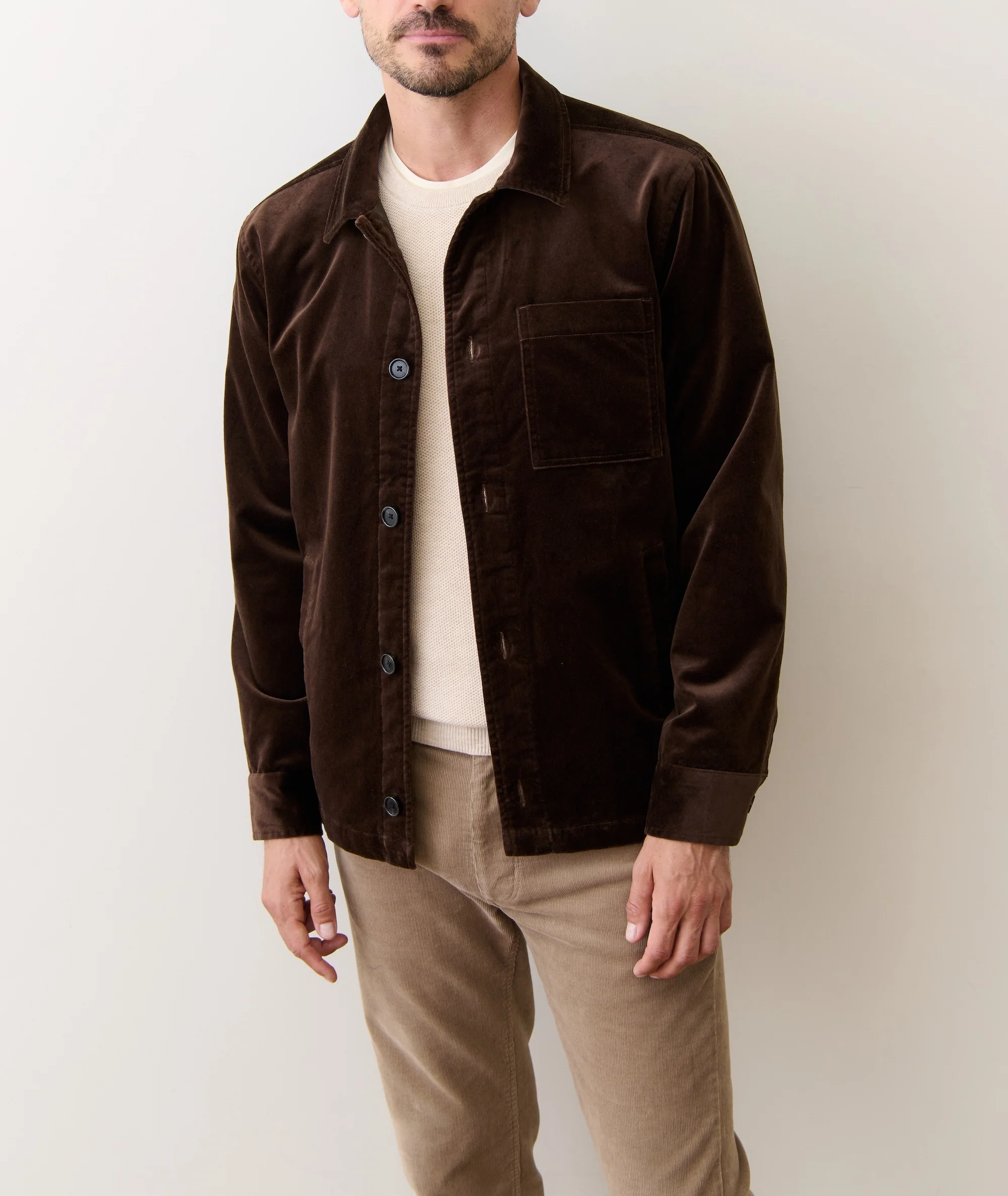Lorenzo Velvet Overshirt - Image 3