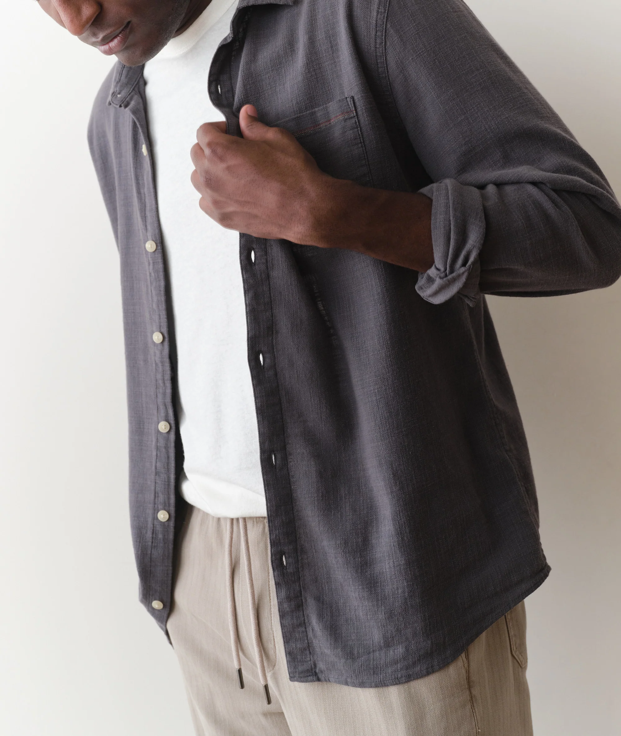 Stretch Selvage Long Sleeve Shirt - Image 5