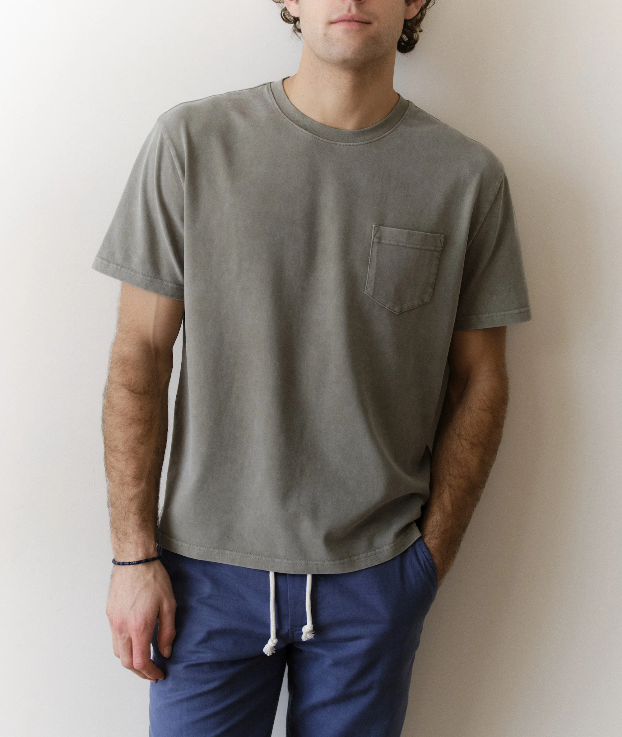 Luxe 250 Relaxed Pocket Tee - Image 2