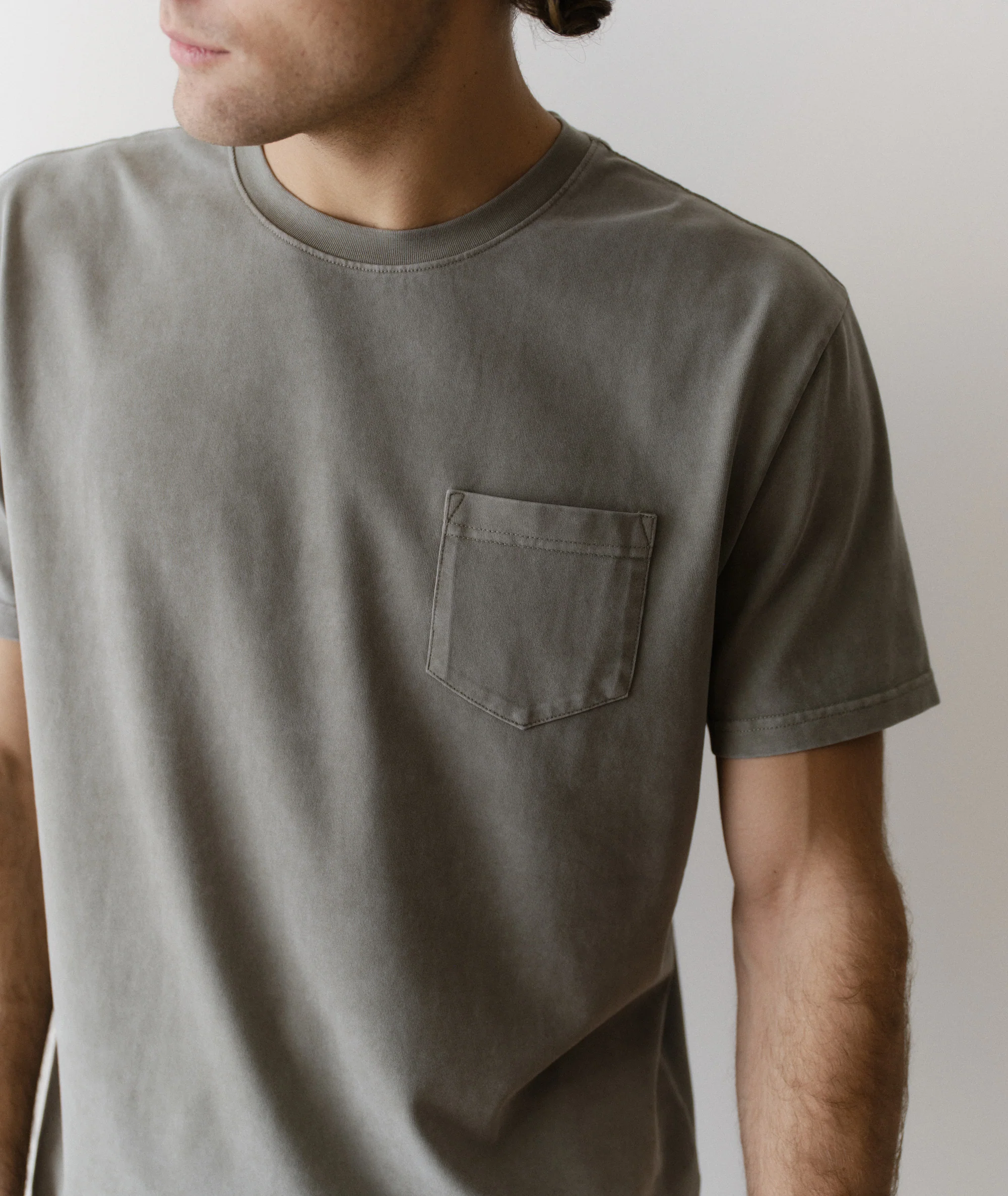 Luxe 250 Relaxed Pocket Tee - Image 4