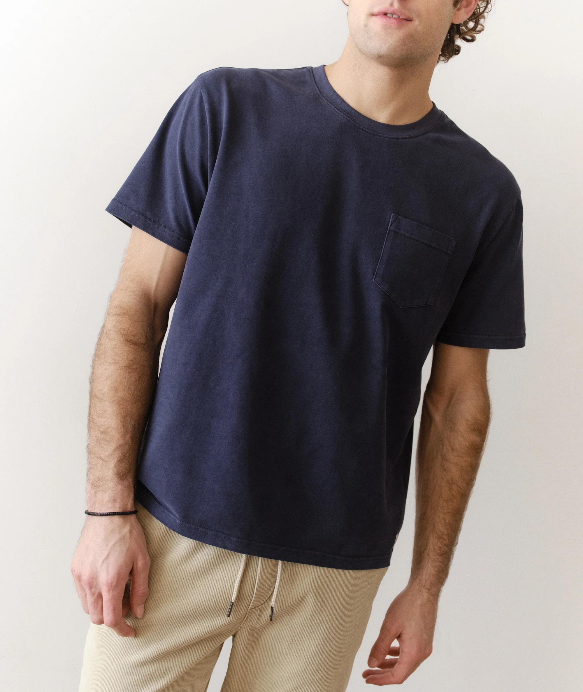 Luxe 250 Relaxed Pocket Tee - Image 2