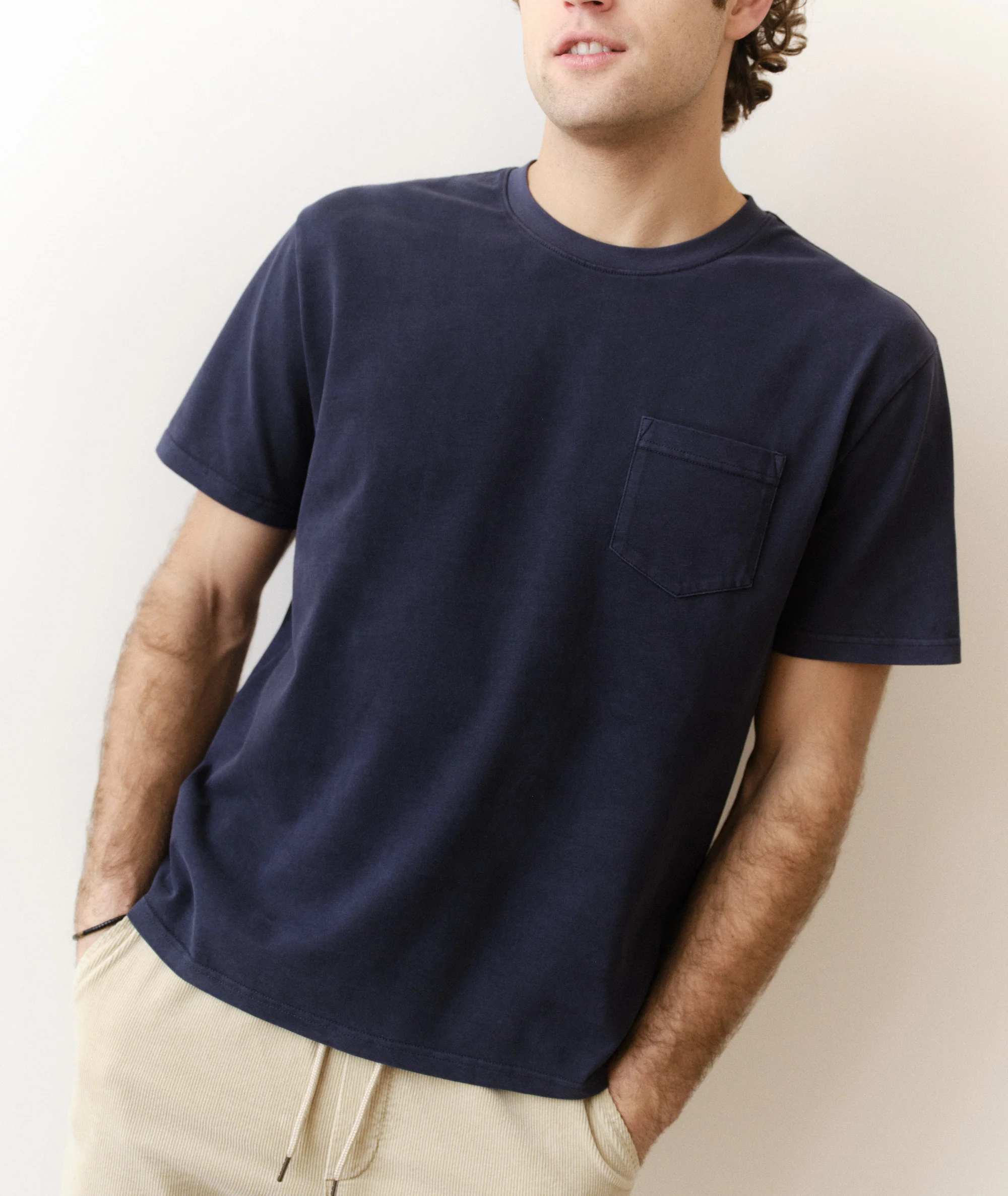Luxe 250 Relaxed Pocket Tee - Image 4