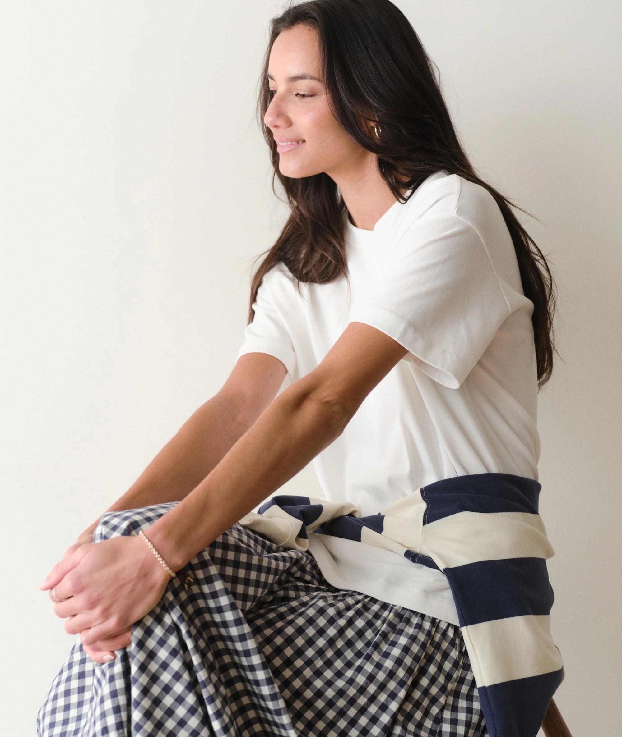 Luxe Sueded Oversized Crew Tee - Image 3