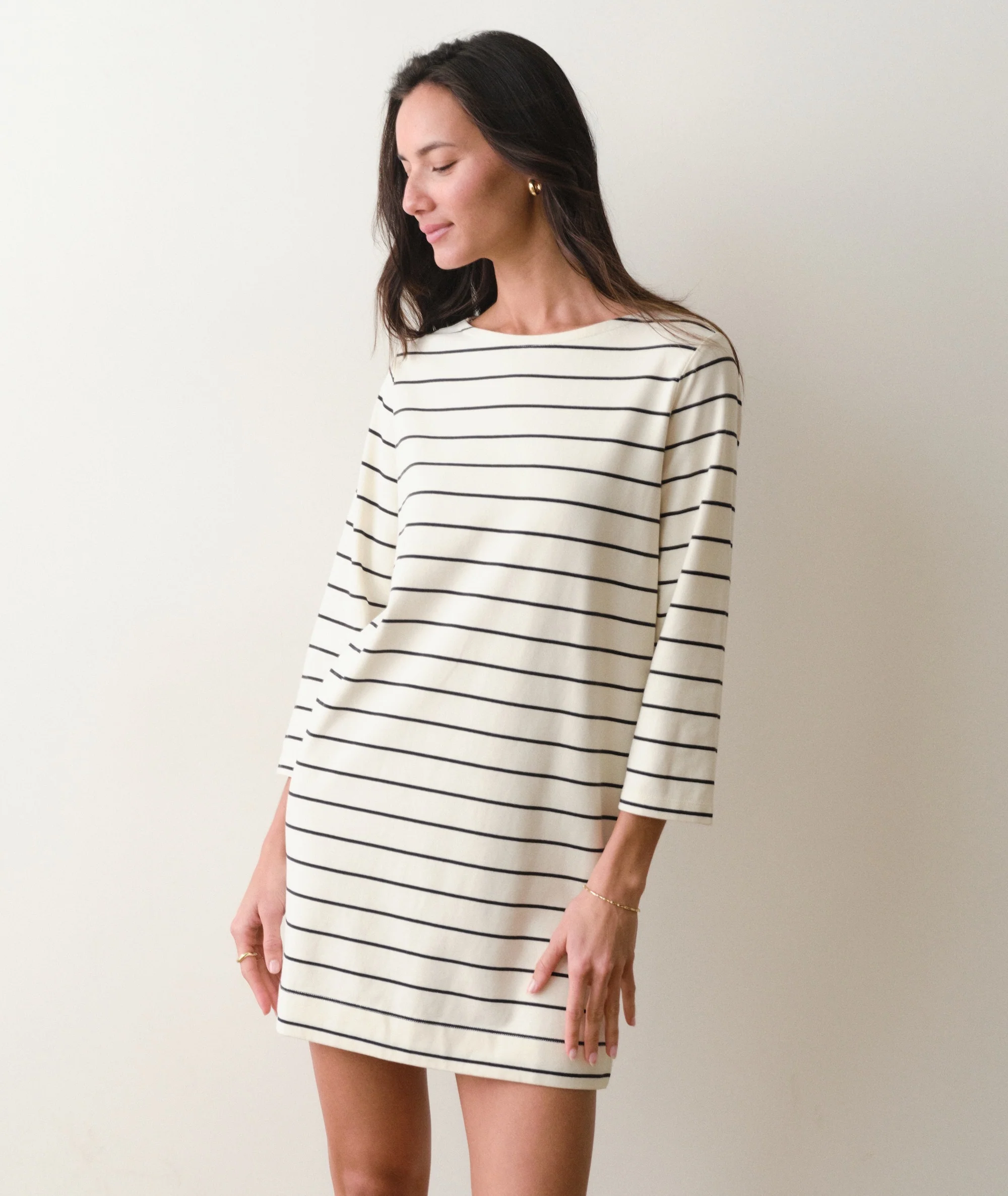 Luxe Sueded Mariner Dress - Image 5
