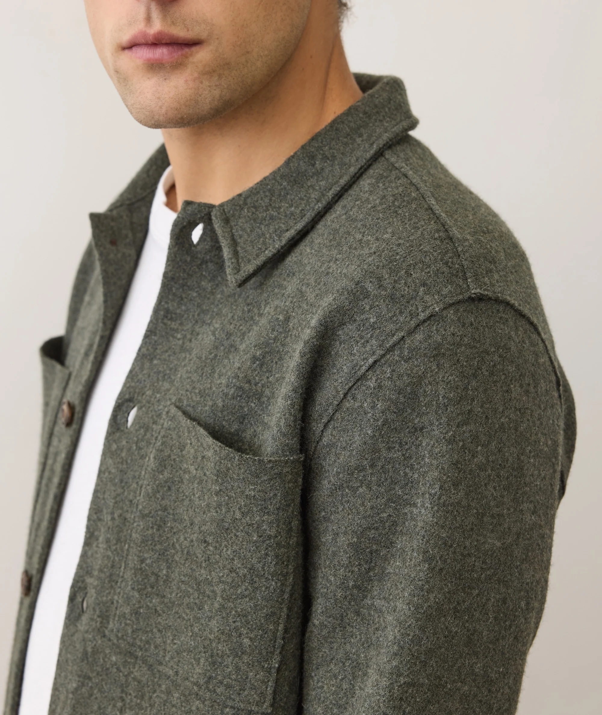 Mendocino Wool Overshirt - Image 4