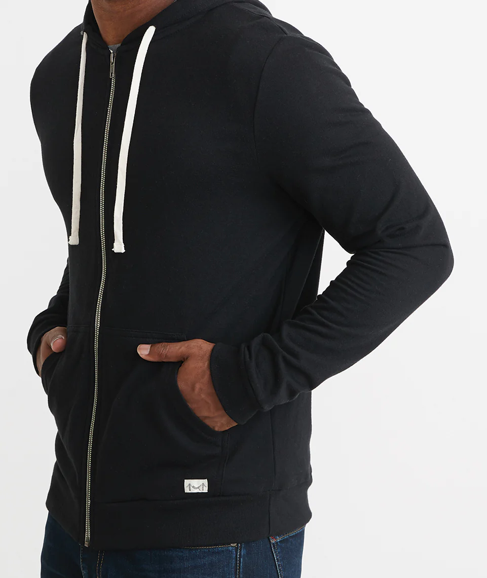 Men's Afternoon Hoodie in Black - Image 10