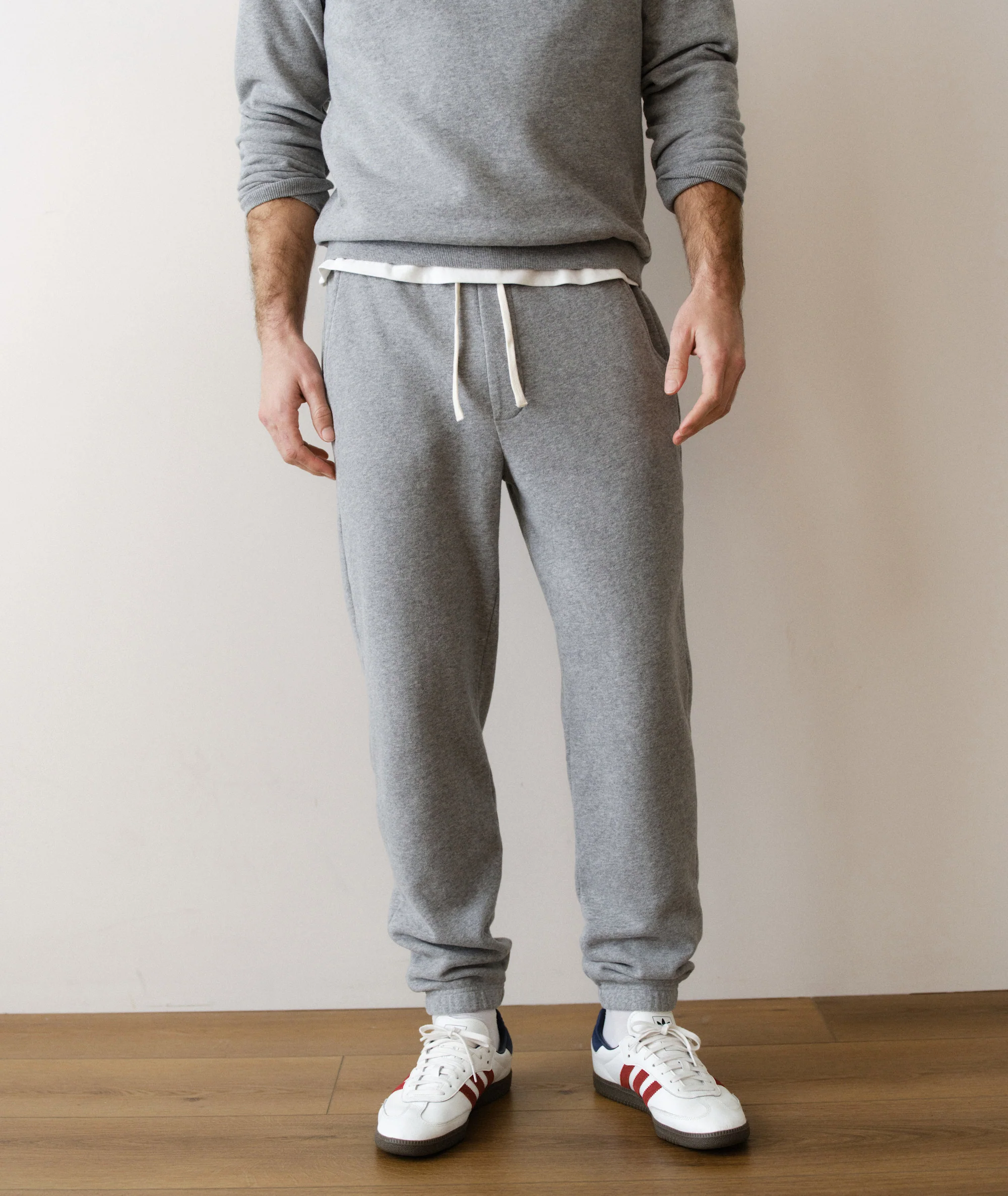 Men's Cloud 9 Fleece Sweatpant in Heather Grey - Image 2