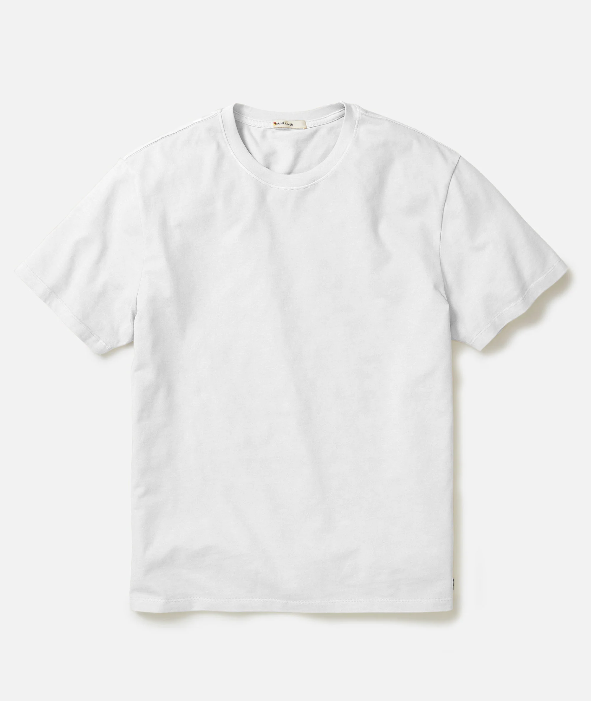Men's Luxe Jersey Relaxed Tee in Bright White
