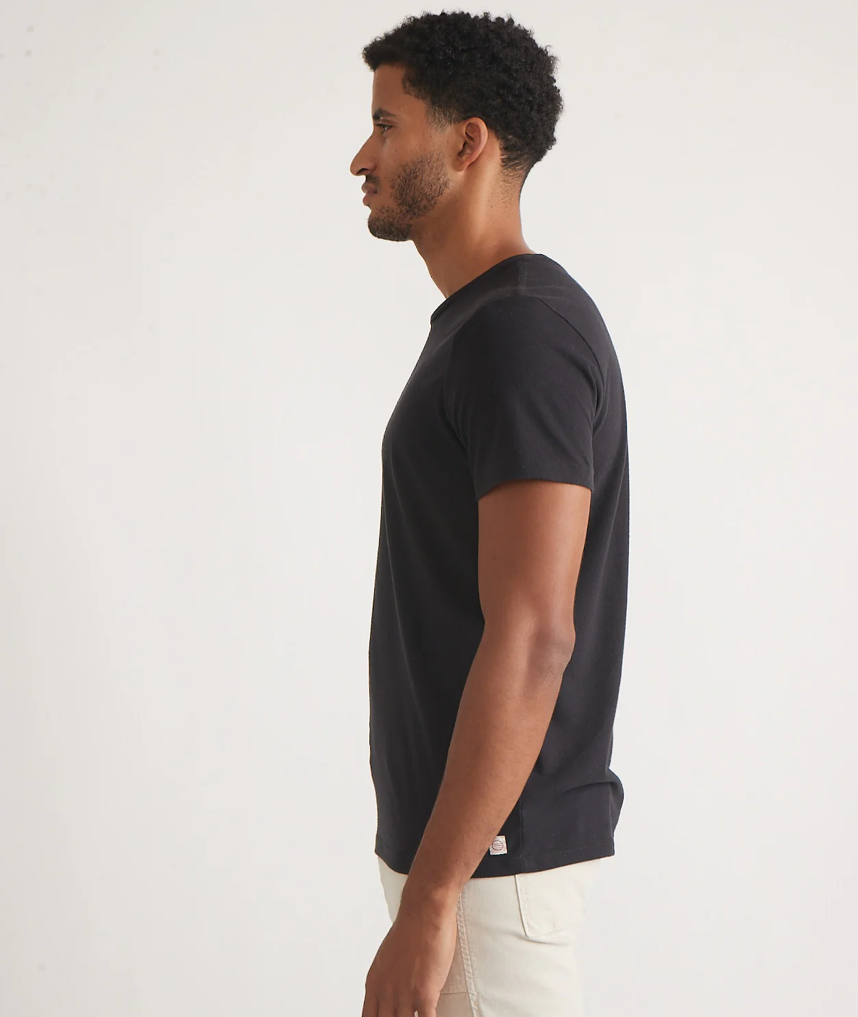 Men's Re-Spun Signature Crew in Faded Black - Image 3