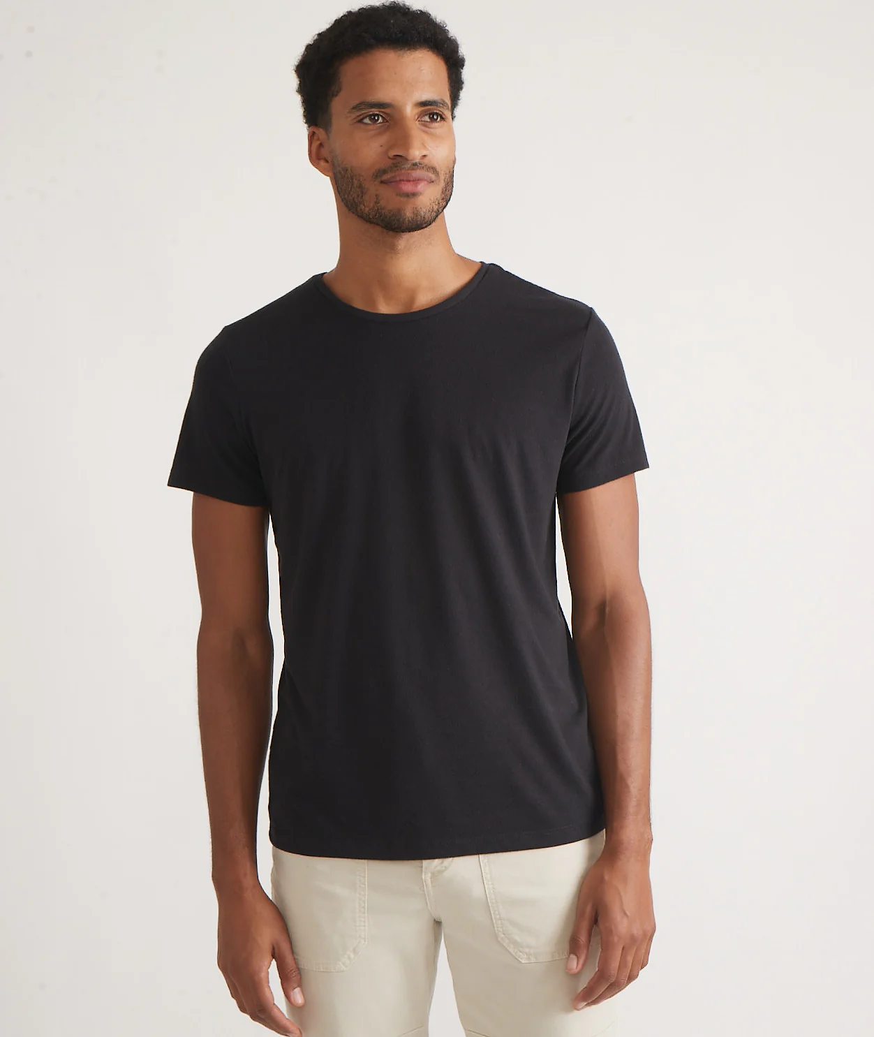 Men's Re-Spun Signature Crew in Faded Black - Image 5