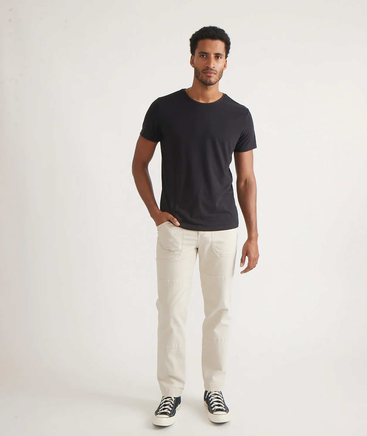 Men's Re-Spun Signature Crew in Faded Black - Image 6