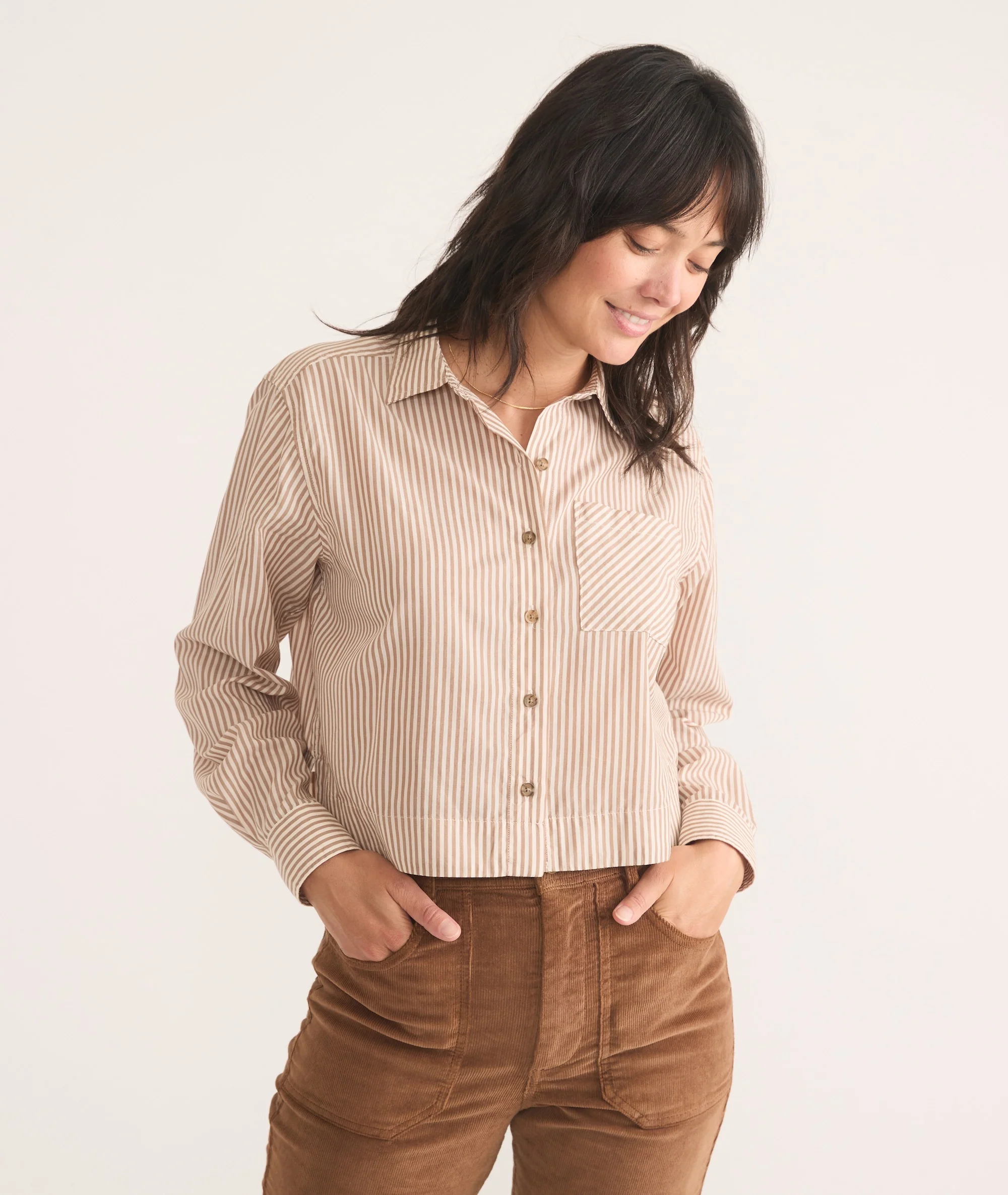 Mila Straight Hem Button Down - Image 3