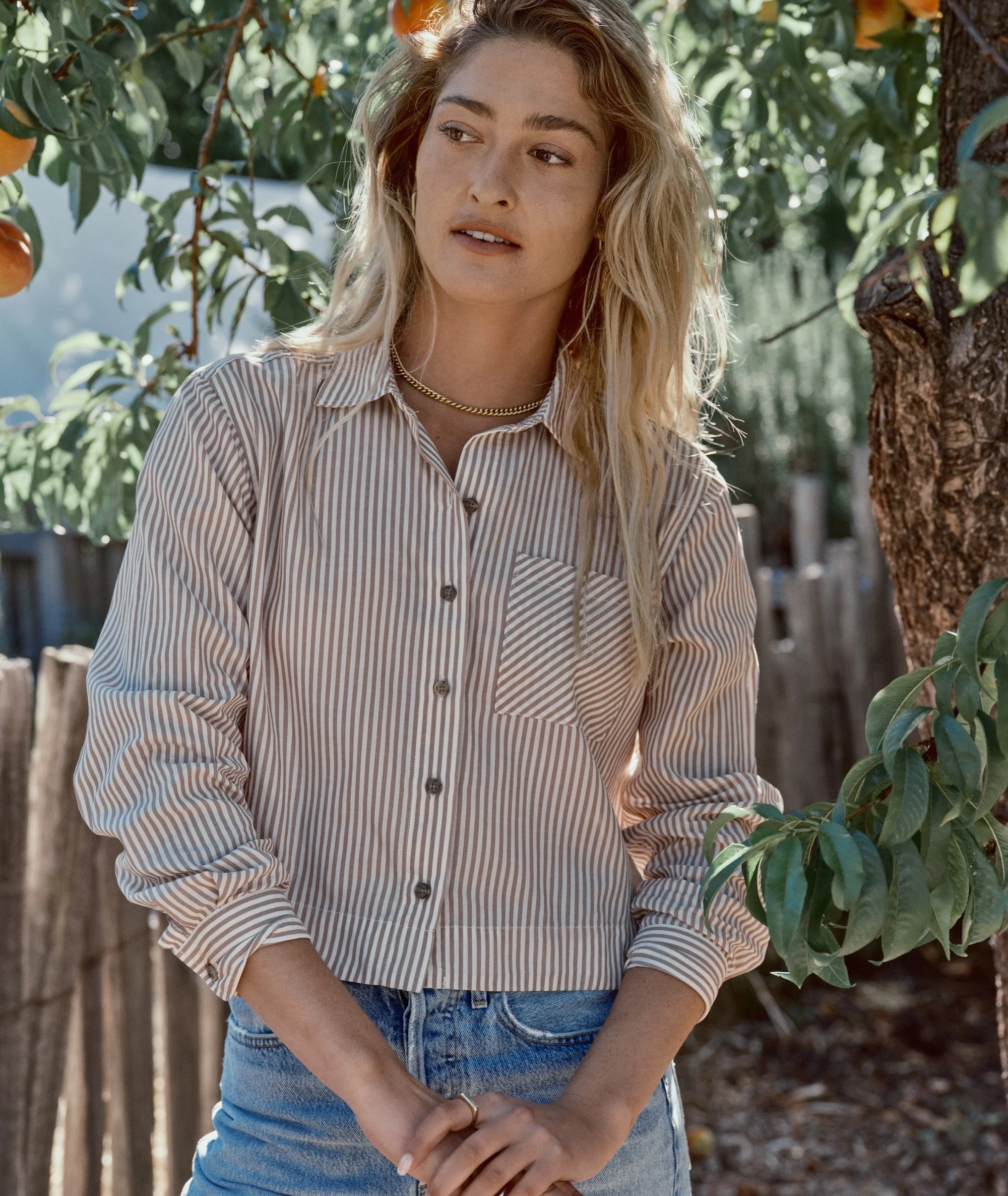 Mila Straight Hem Button Down - Image 4