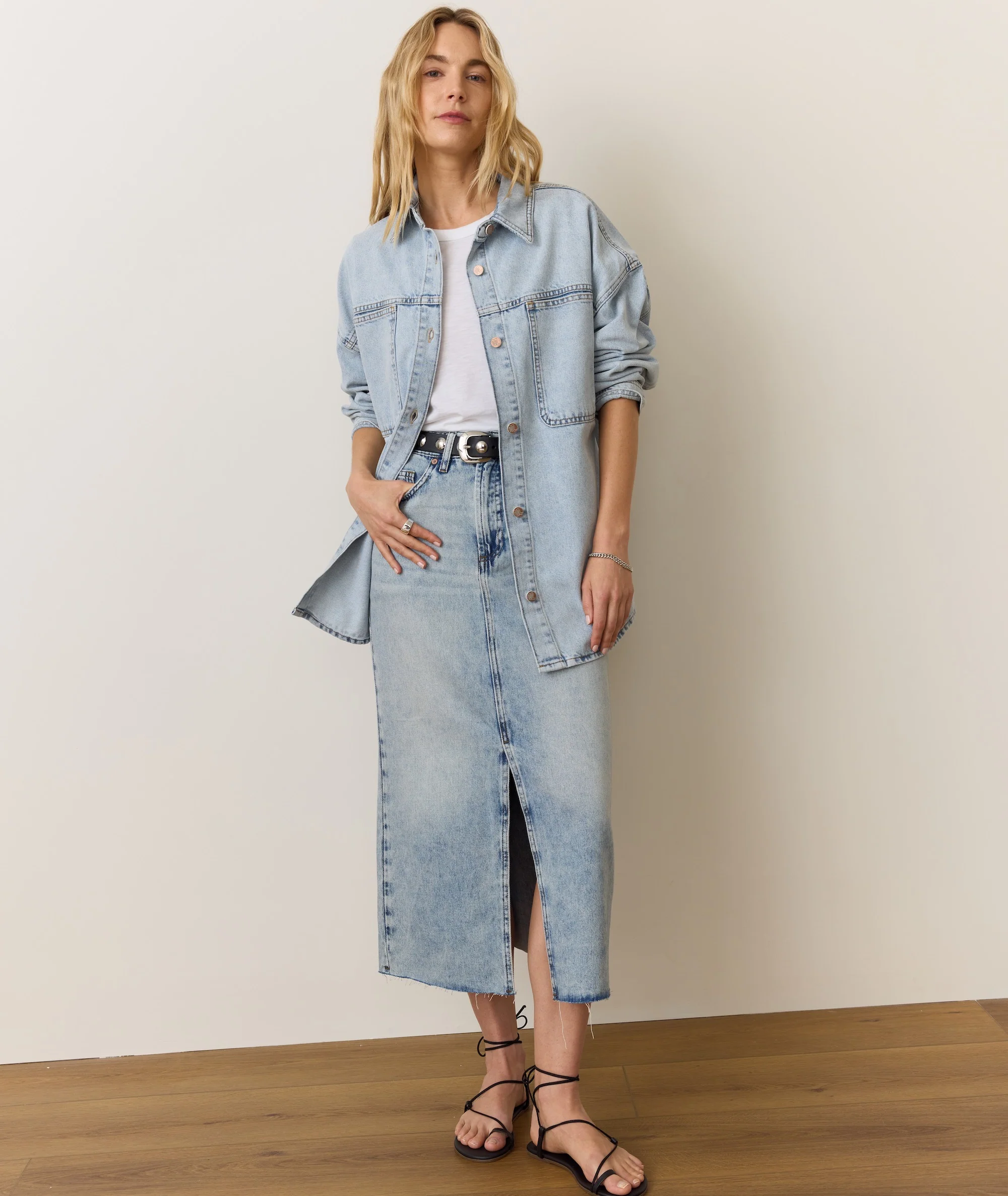 Molly Oversized Denim Shirt Jacket - Image 7