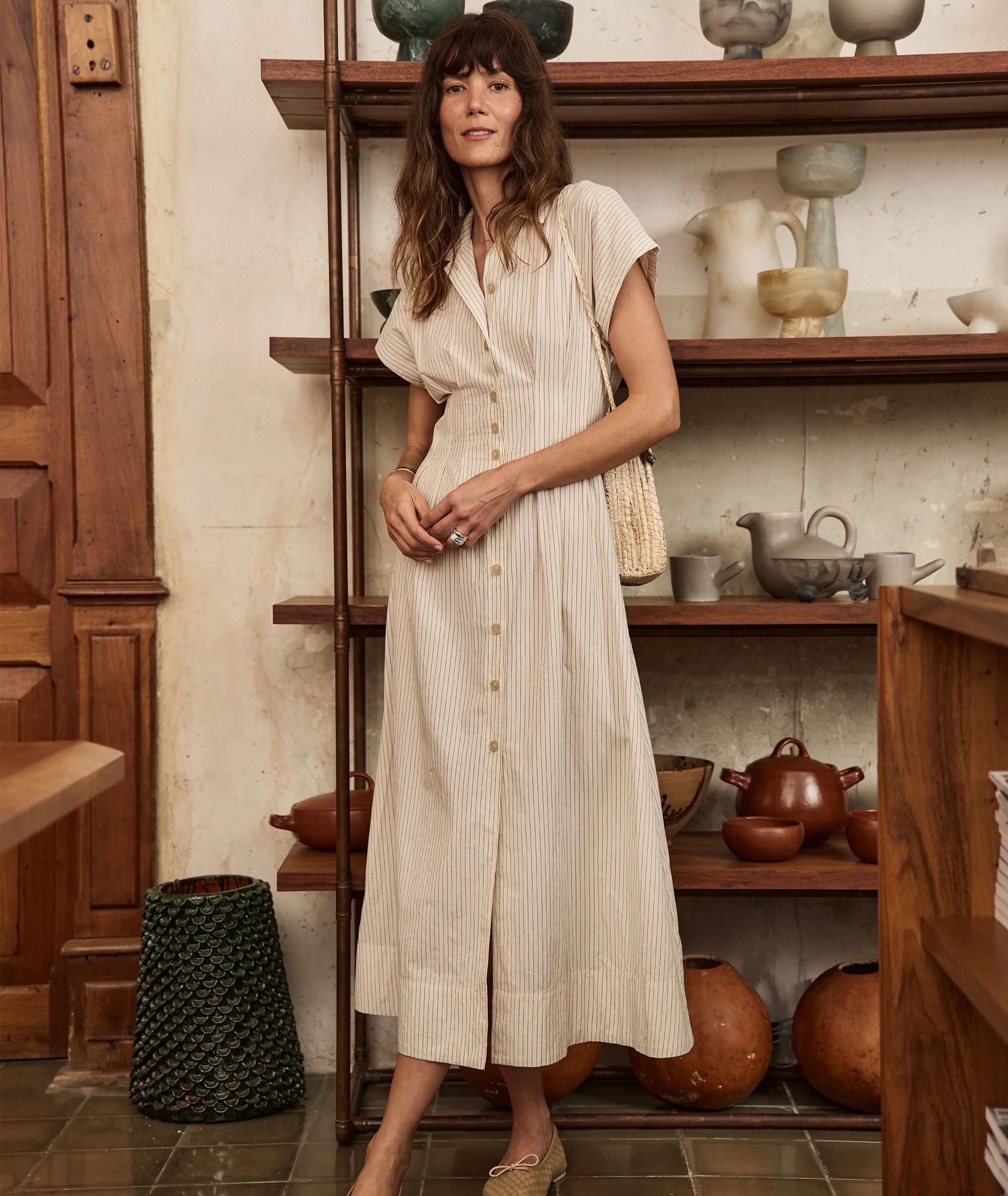 Arden Midi Shirt Dress - Image 4