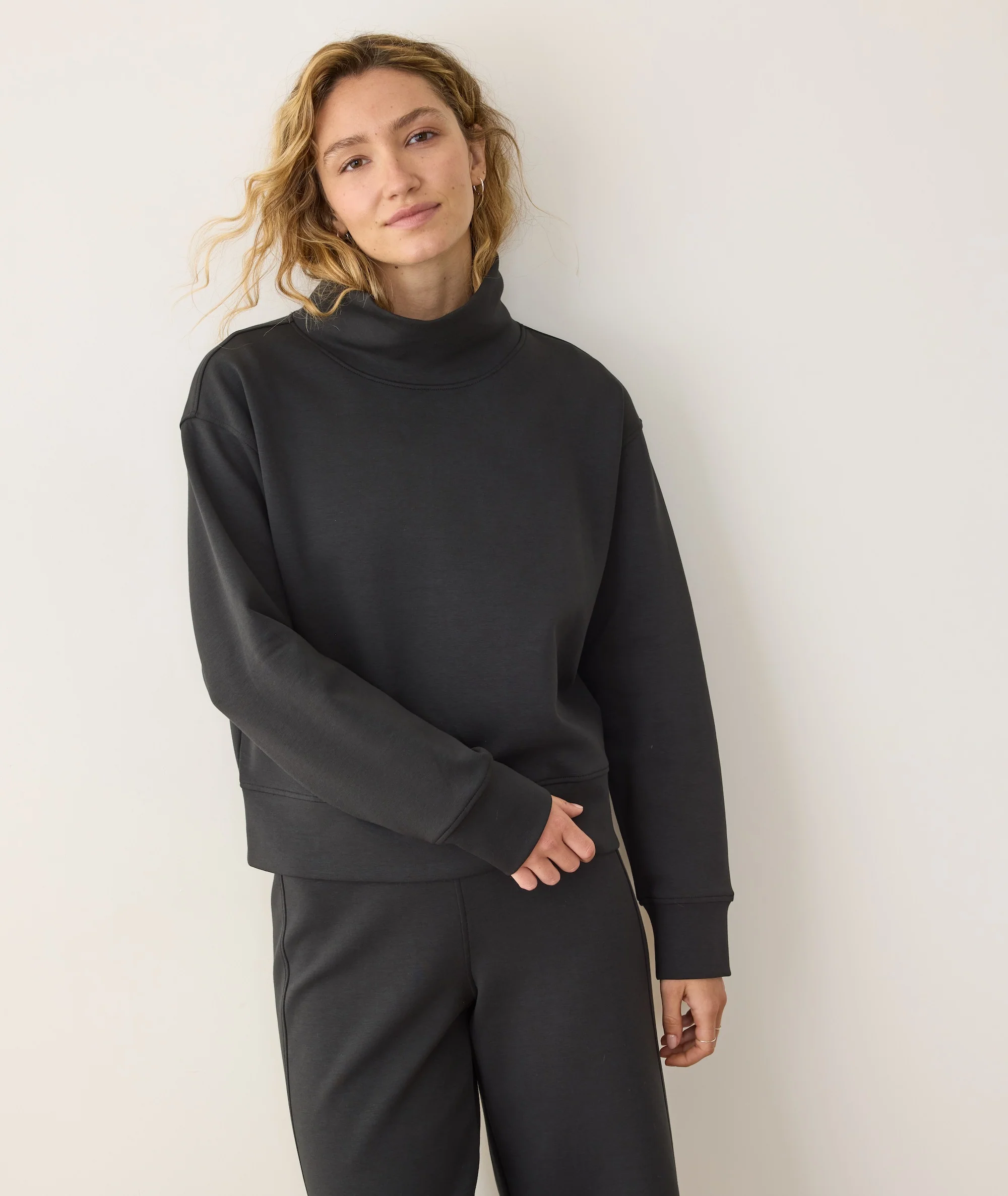 Nova Mock Neck Sweatshirt