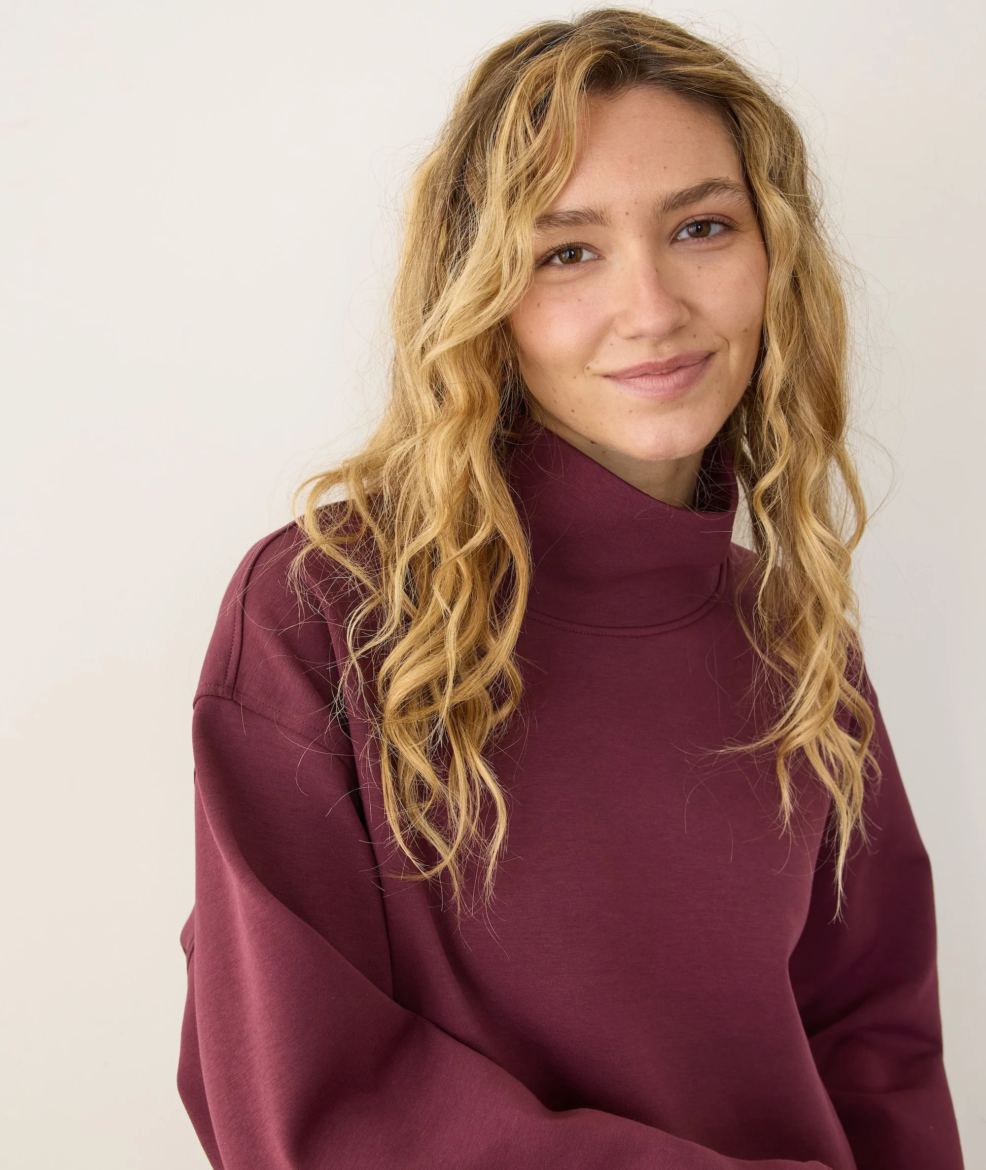 Nova Mock Neck Sweatshirt - Image 6