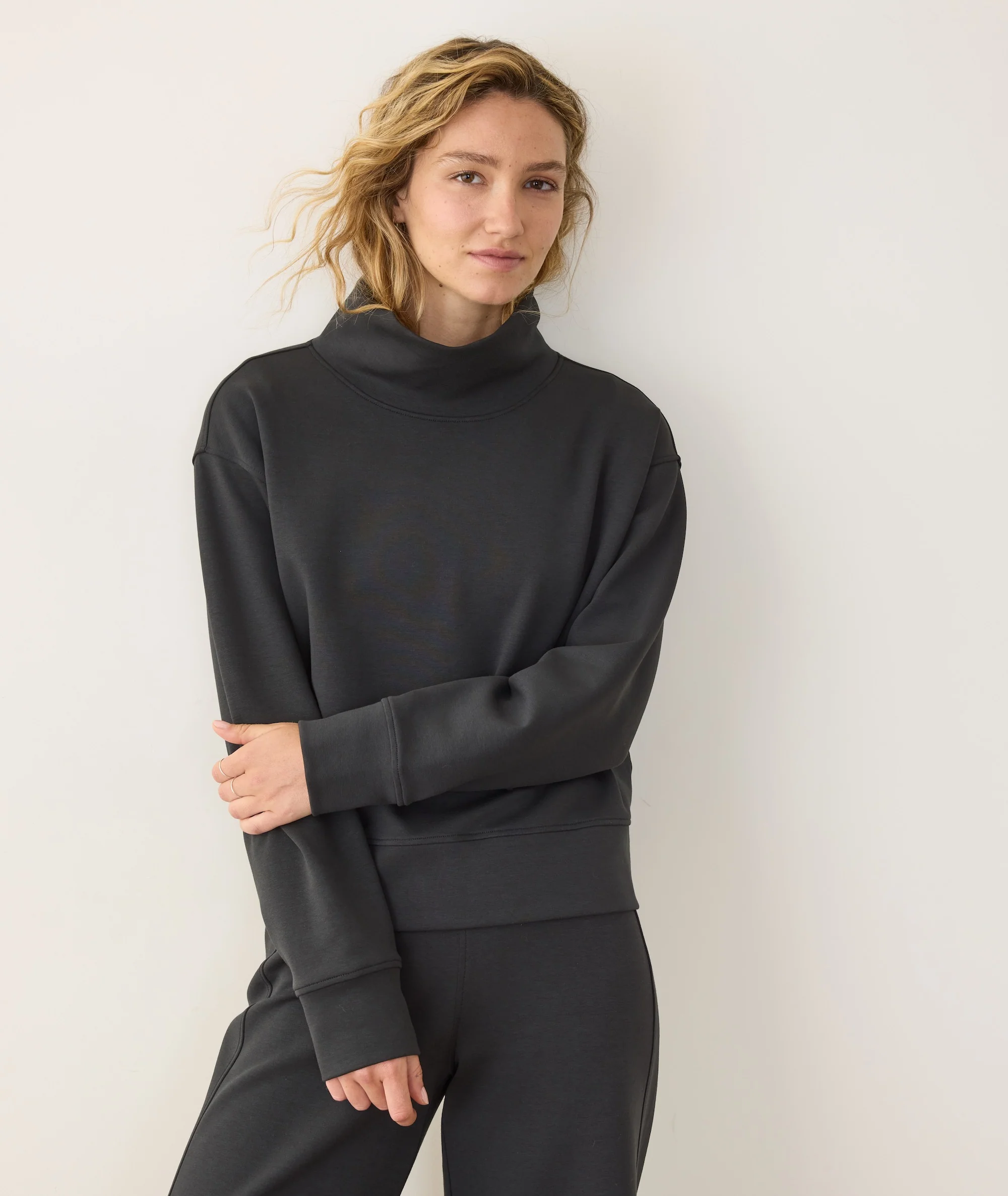 Nova Mock Neck Sweatshirt - Image 5