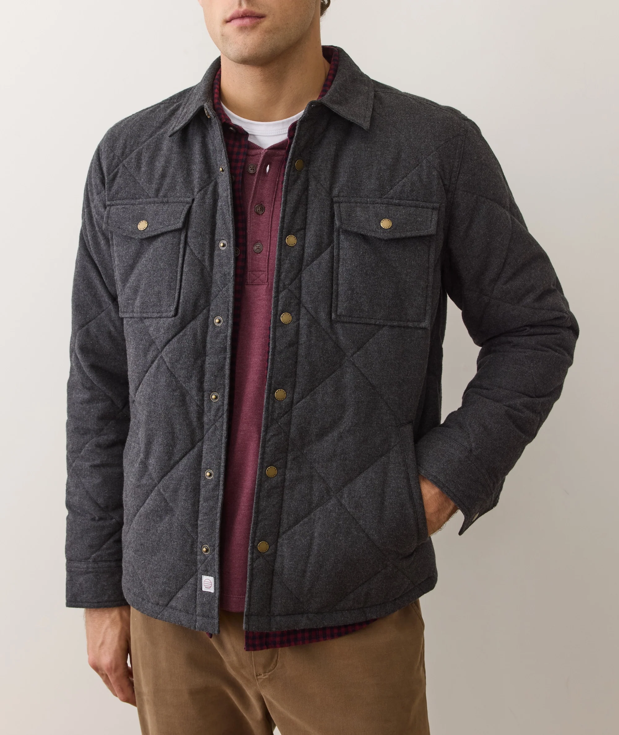 Olin Quilted Overshirt - Image 5