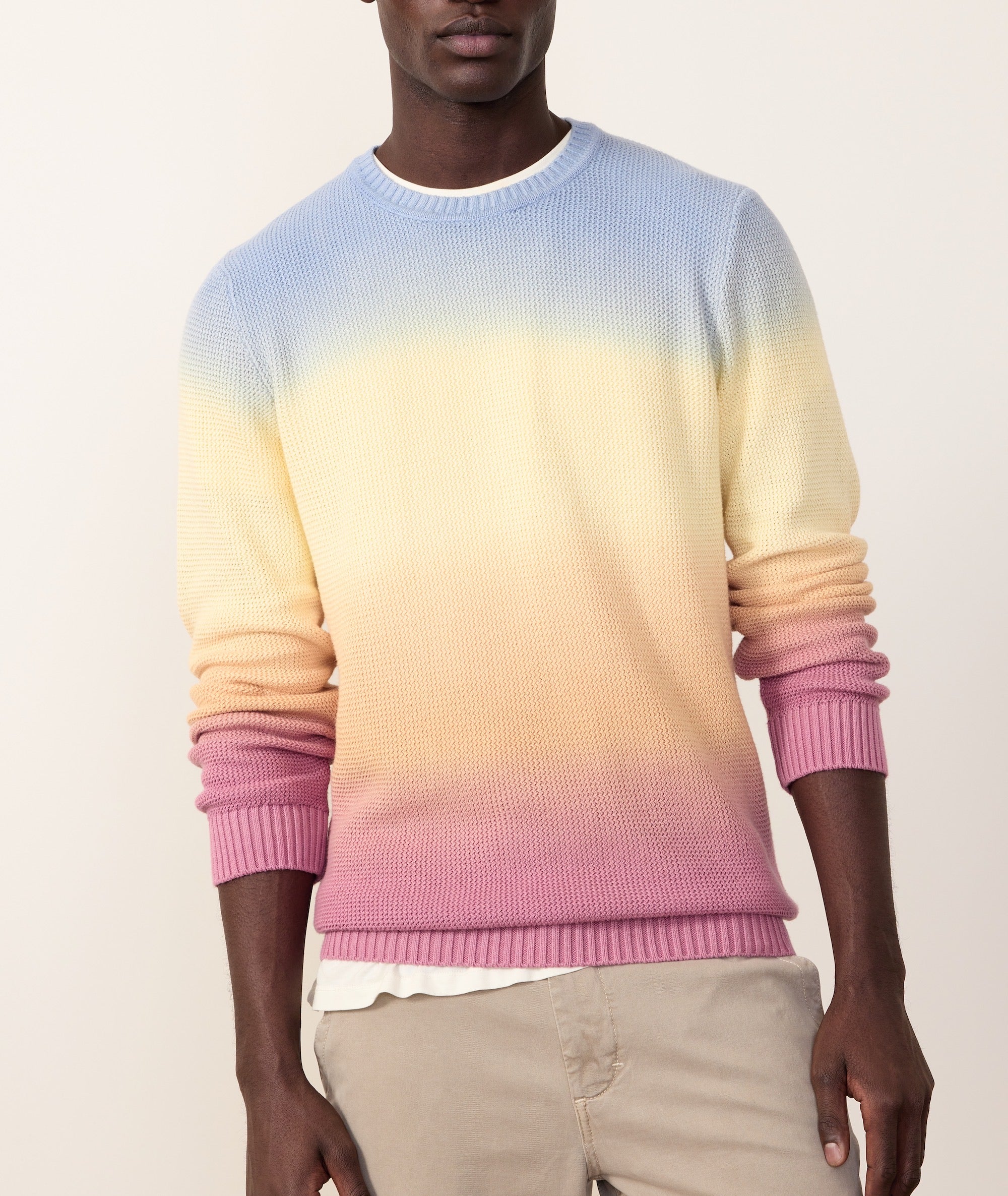 Men's Ombre Crew Sweater - Image 5