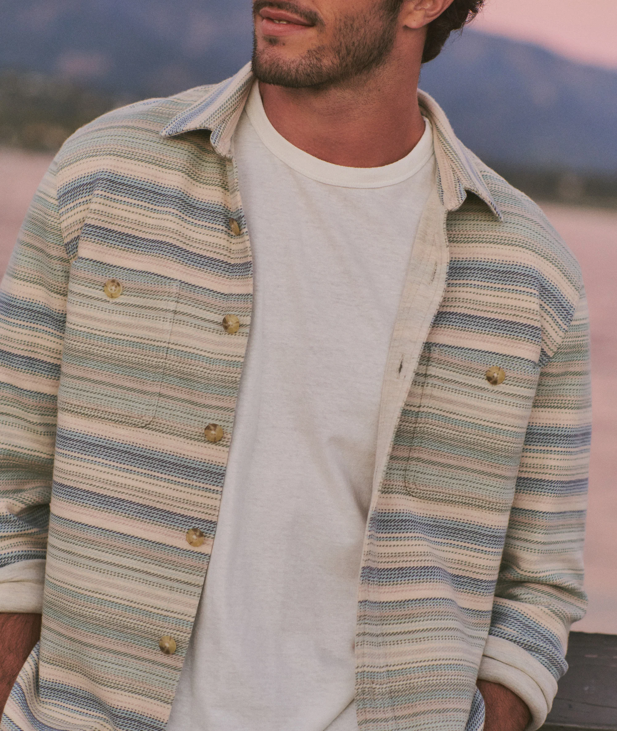 Pacifica Stretch Twill Overshirt - Image 3