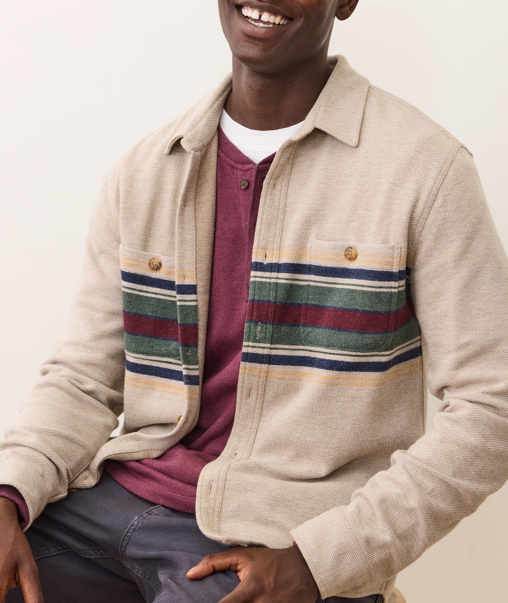 Pacifica Stretch Twill Overshirt - Image 4