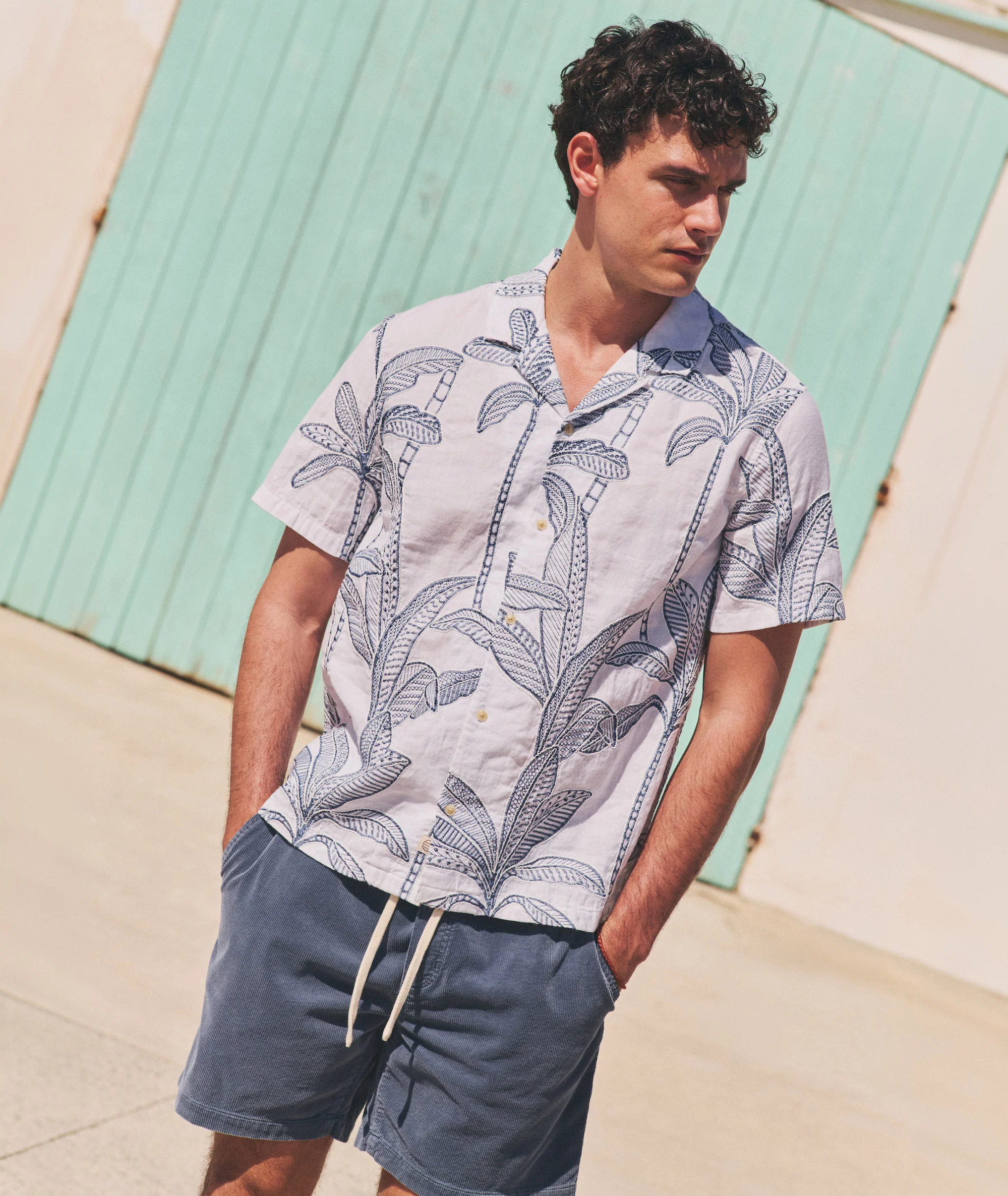 Palma Embroidered Resort Shirt - Image 2