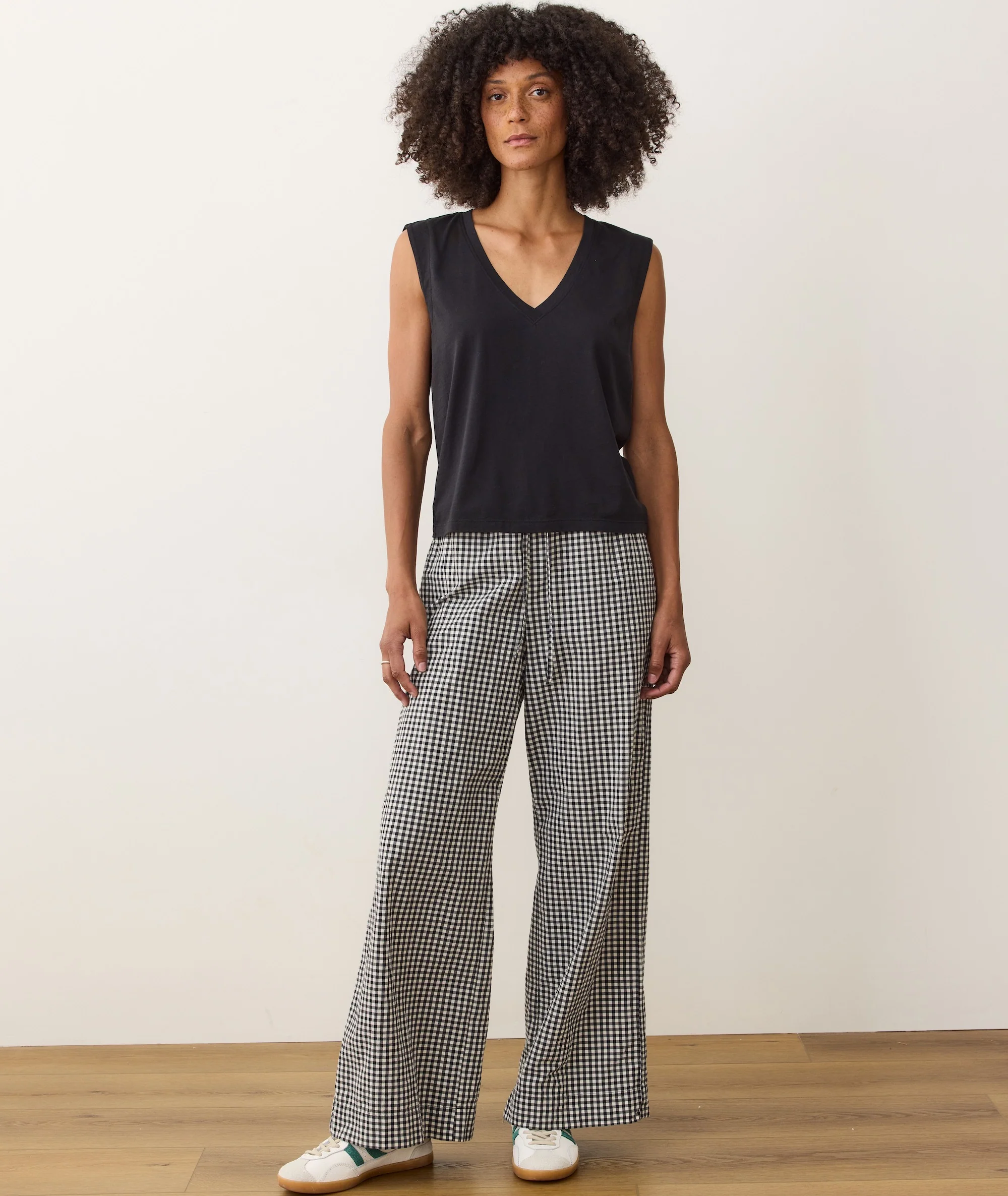 Pima Tissue V-Neck Tank - Image 4