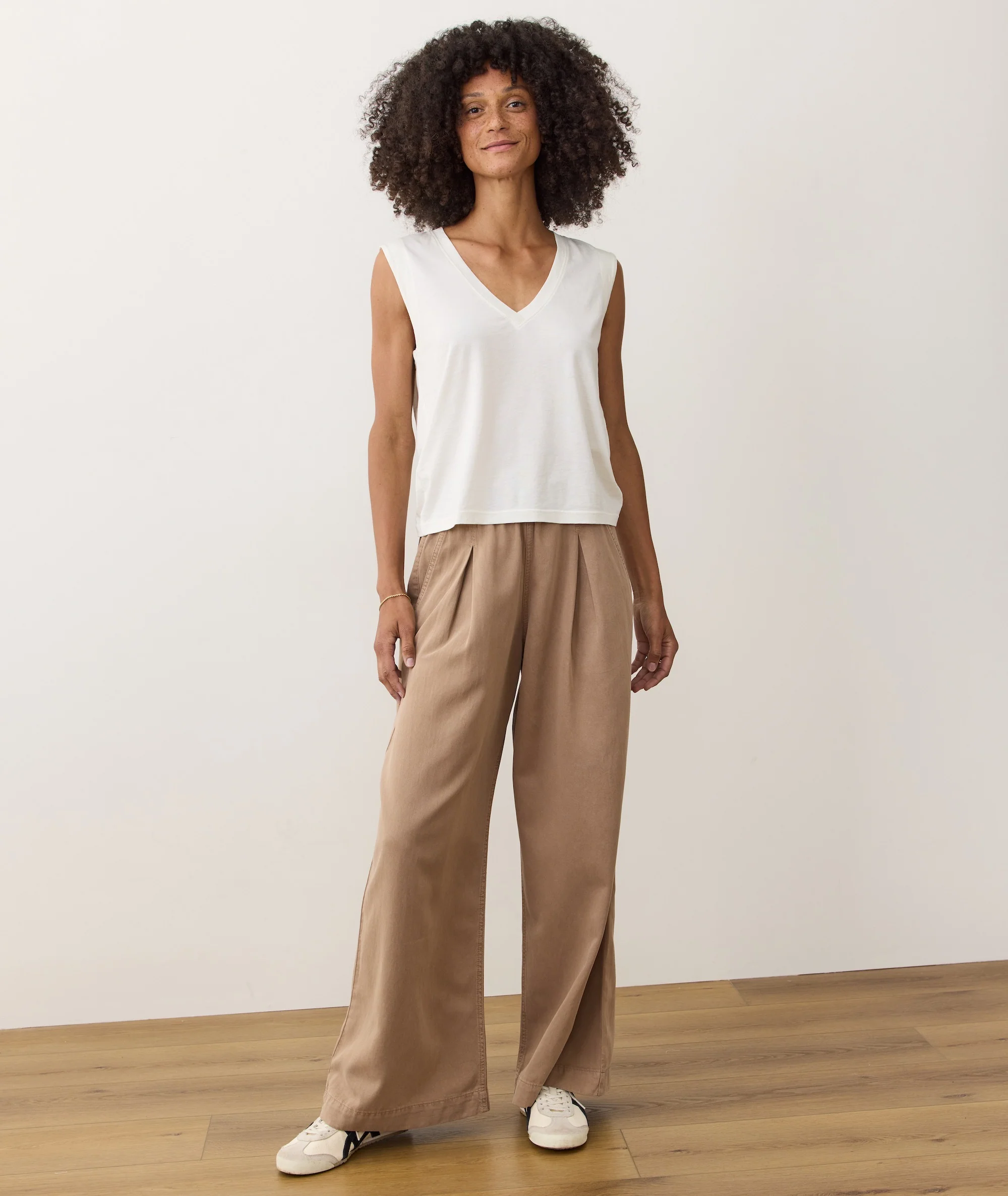 Pima Tissue V-Neck Tank - Image 4