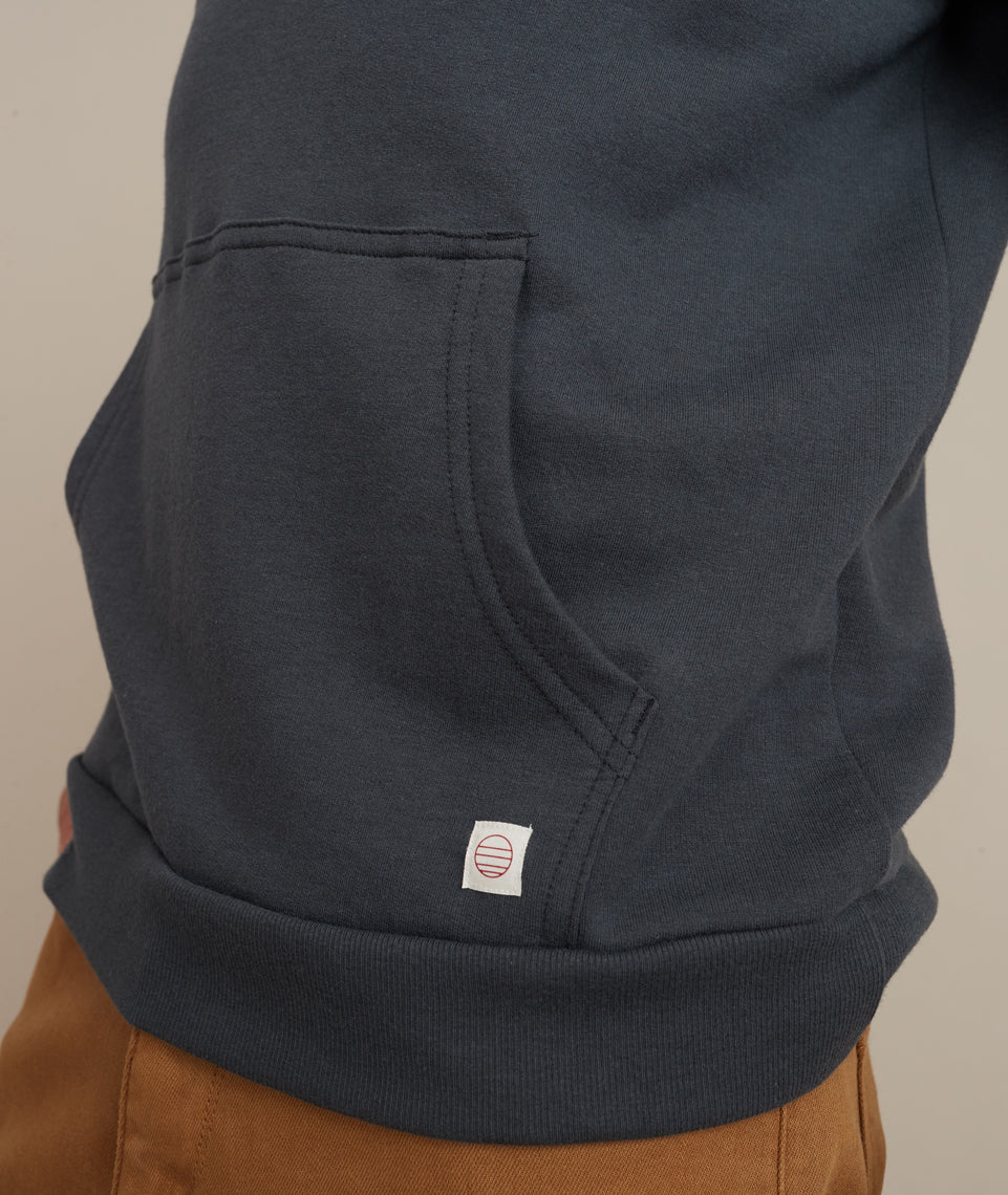 Men's Sunset Pullover Hoodie in Asphalt Grey - Image 3