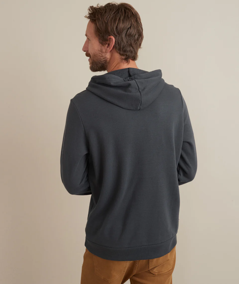 Men's Sunset Pullover Hoodie in Asphalt Grey - Image 4