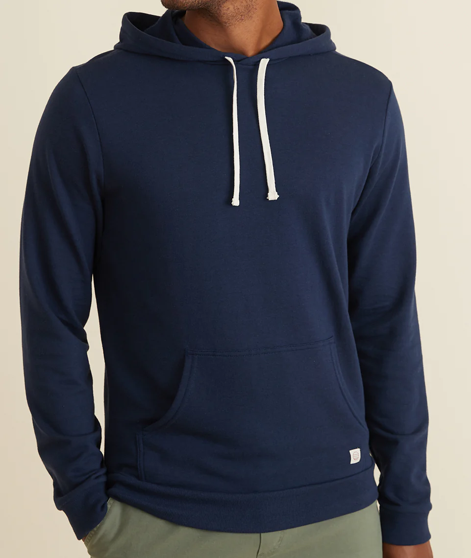 Men's Sunset Pullover Hoodie in True Navy - Image 2
