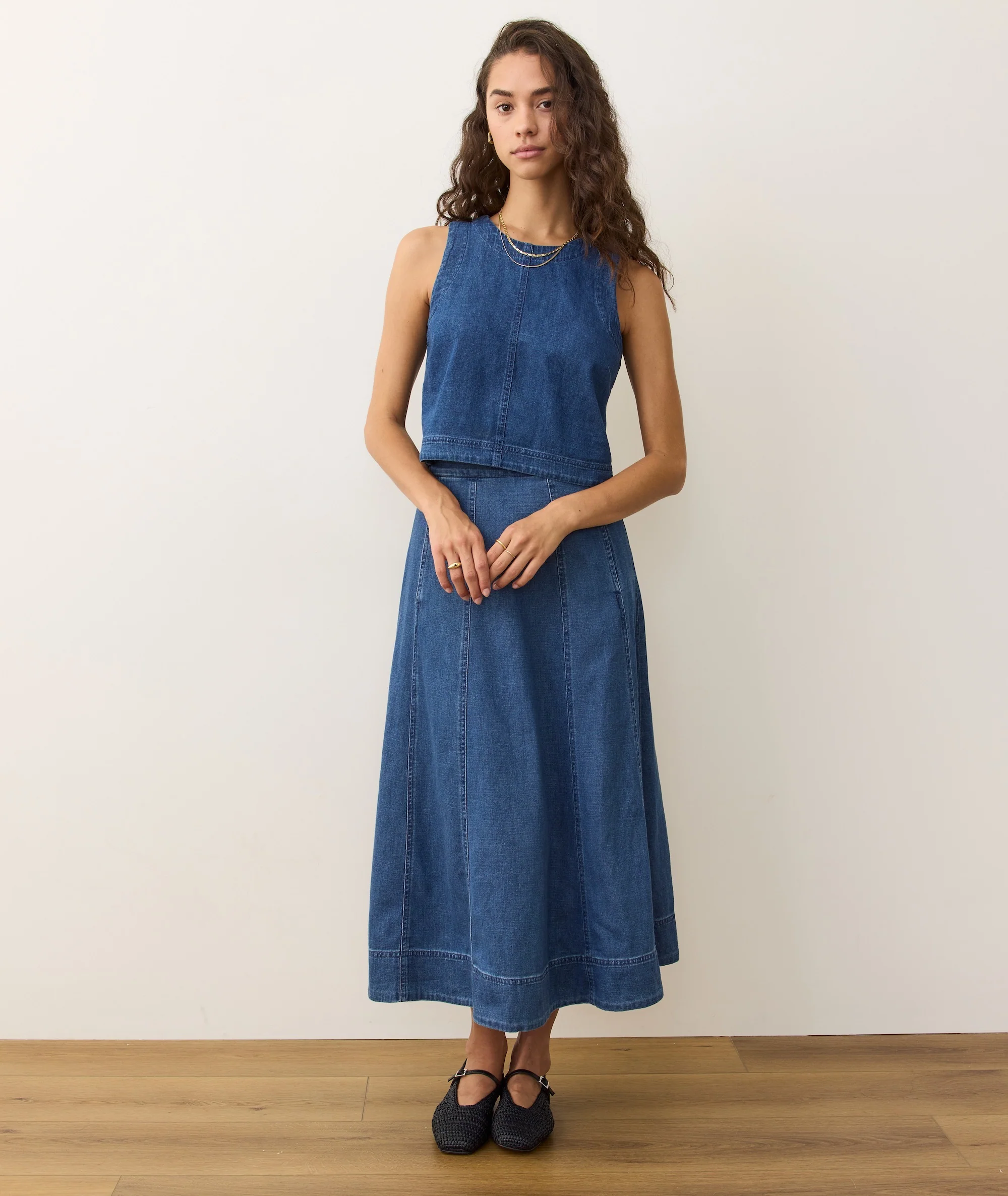 Quinn Denim Tank - Image 6