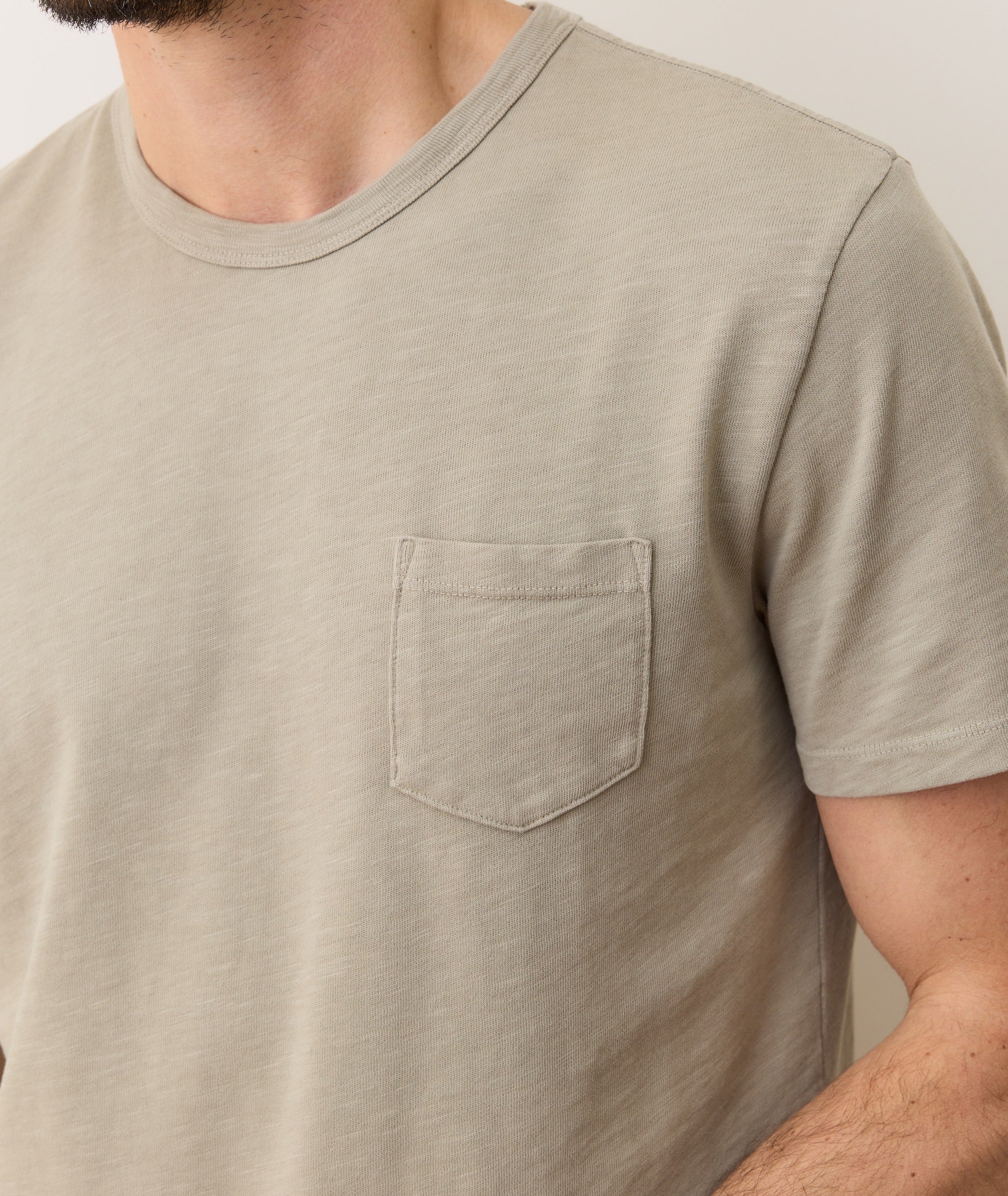 Classic Heavy Slub Pocket Tee - Image 5