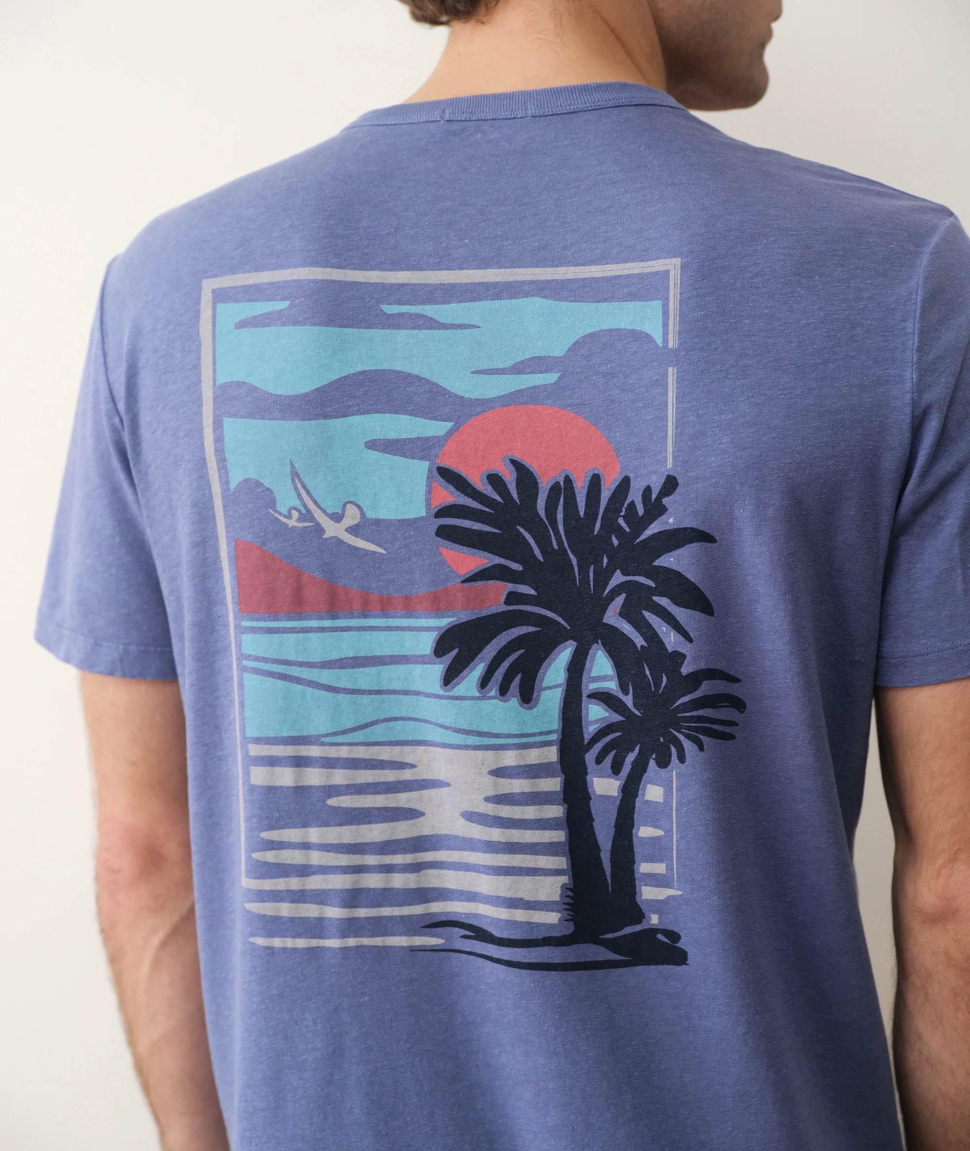 Hemp Cotton Relaxed Graphic Tee - Image 5