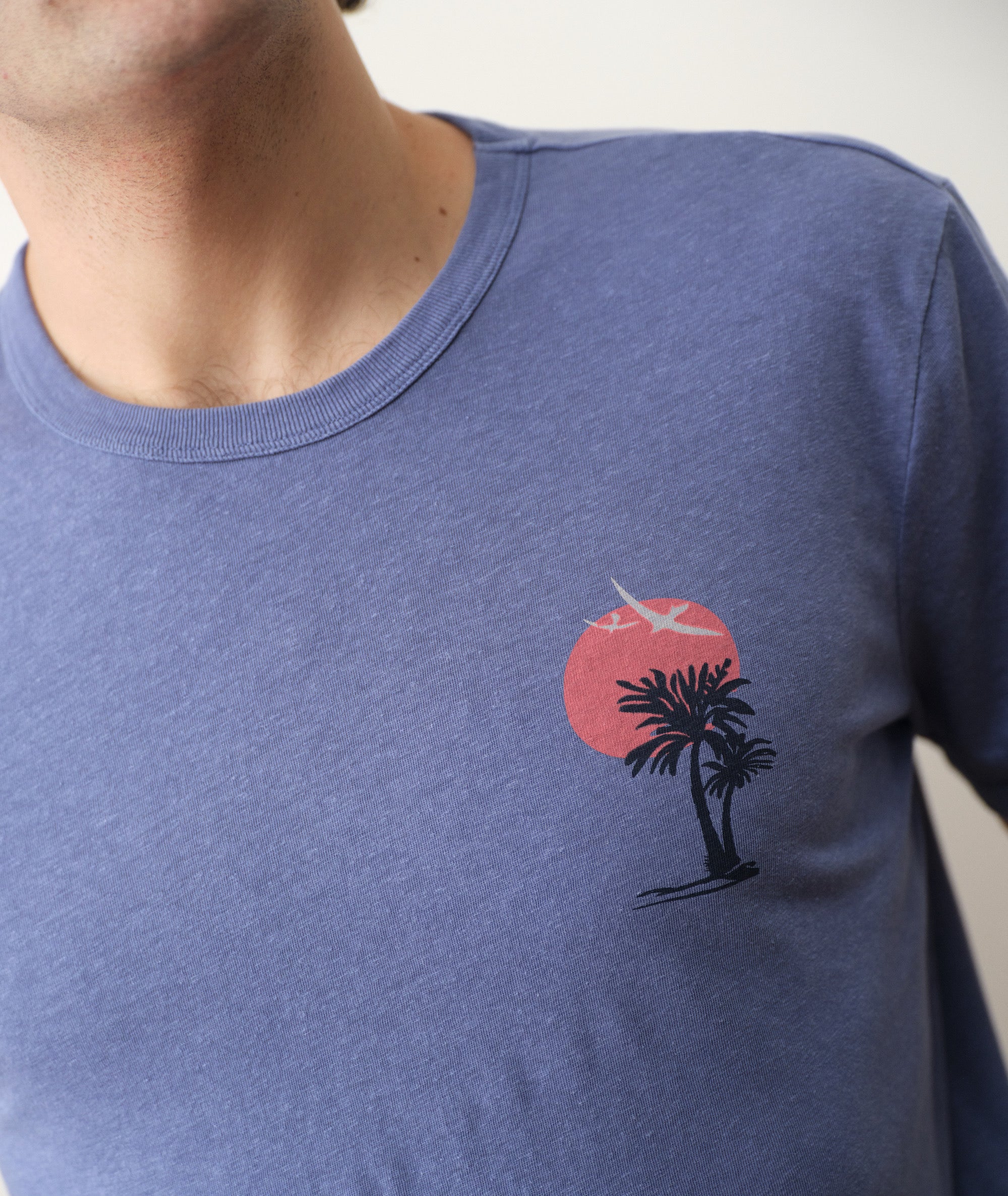 Hemp Cotton Relaxed Graphic Tee - Image 6