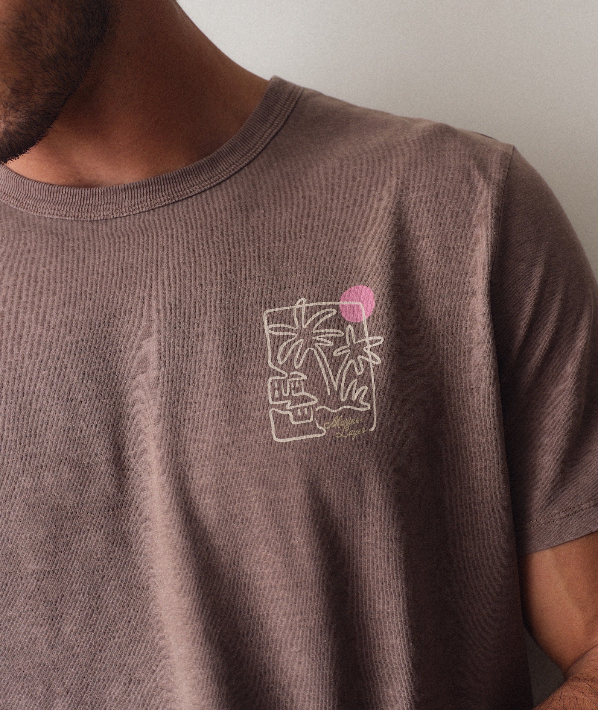 Hemp Cotton Relaxed Graphic Tee - Image 4