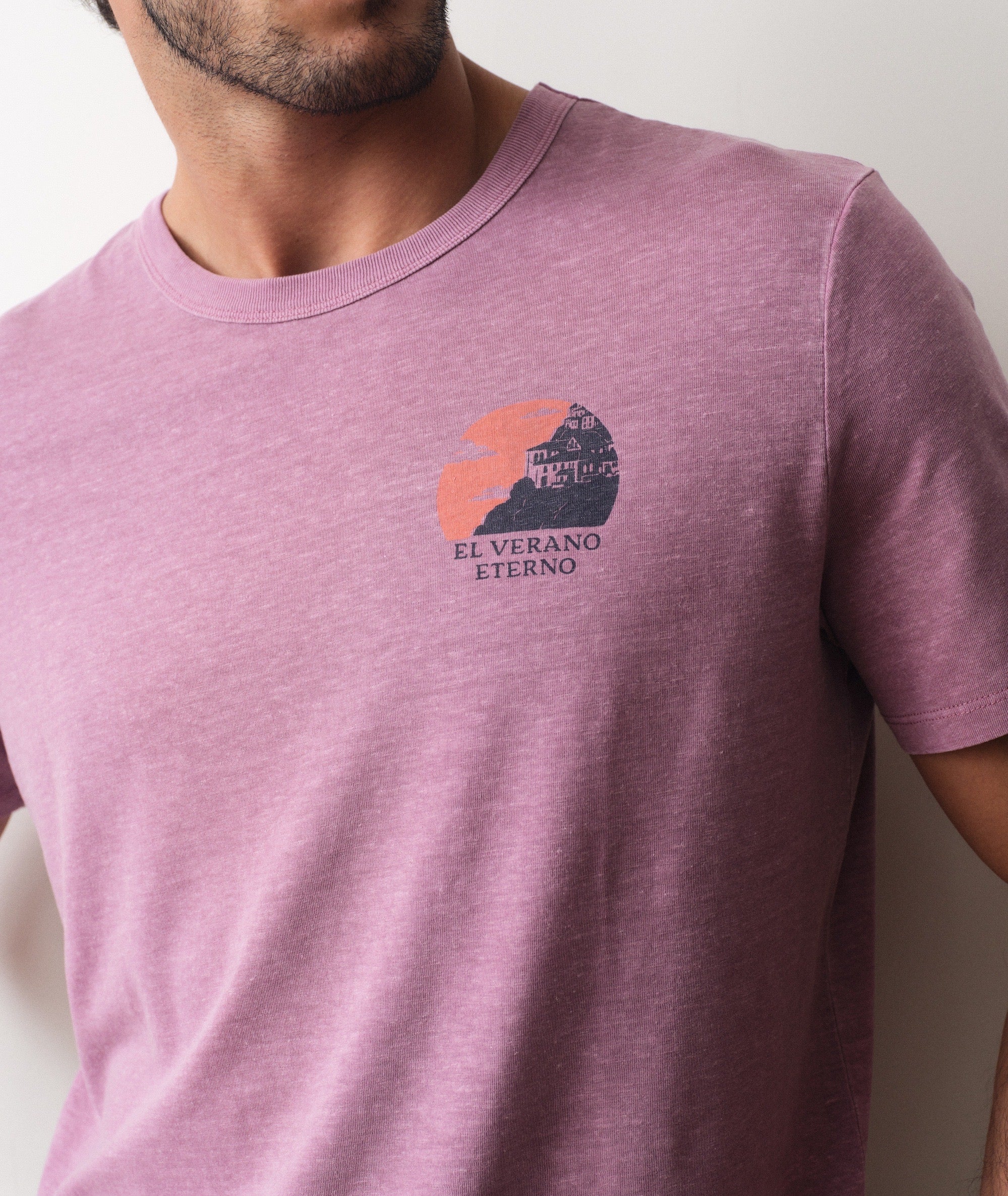 Hemp Cotton Relaxed Graphic Tee - Image 3