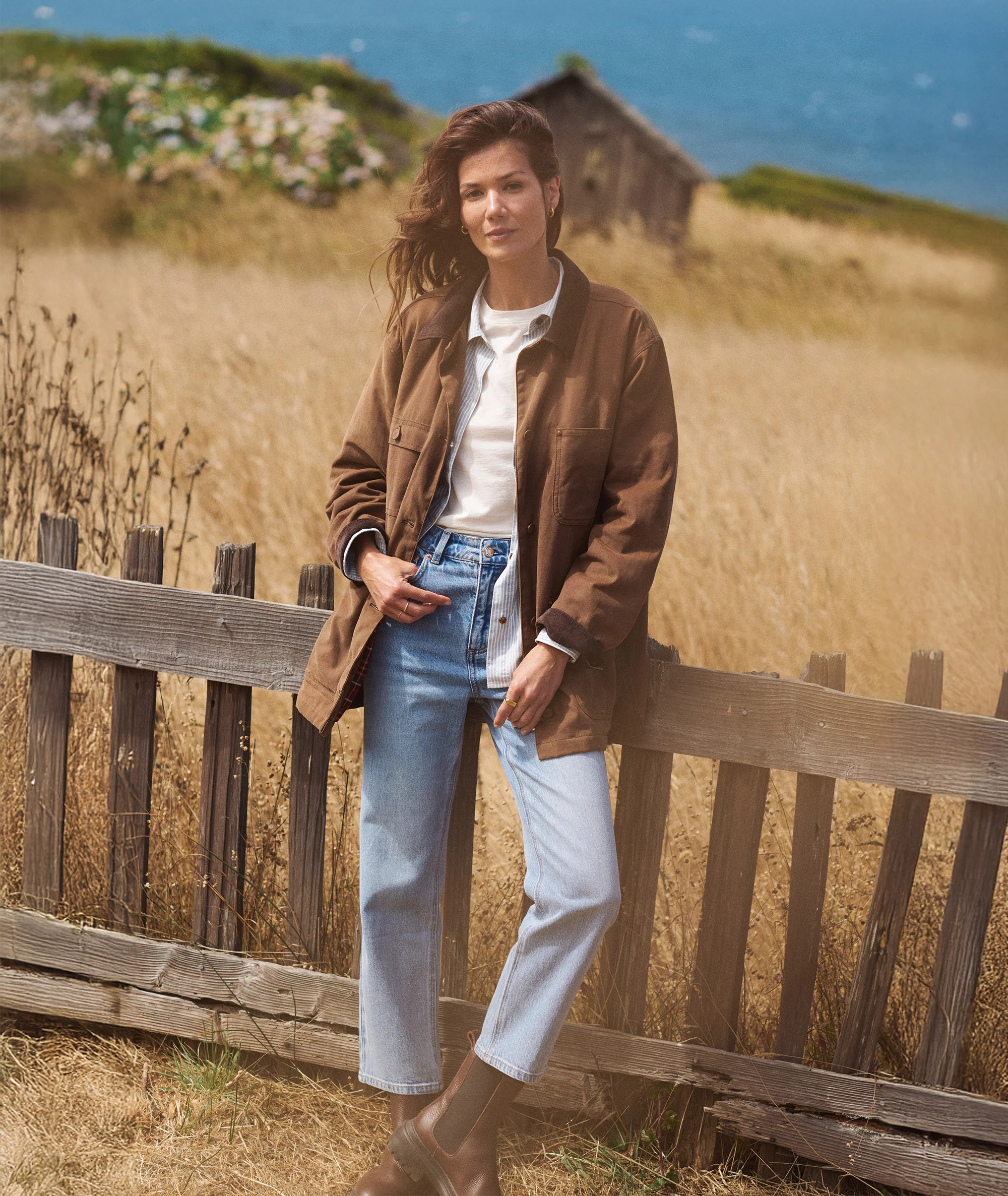 Riley Waxed Barn Jacket - Image 4