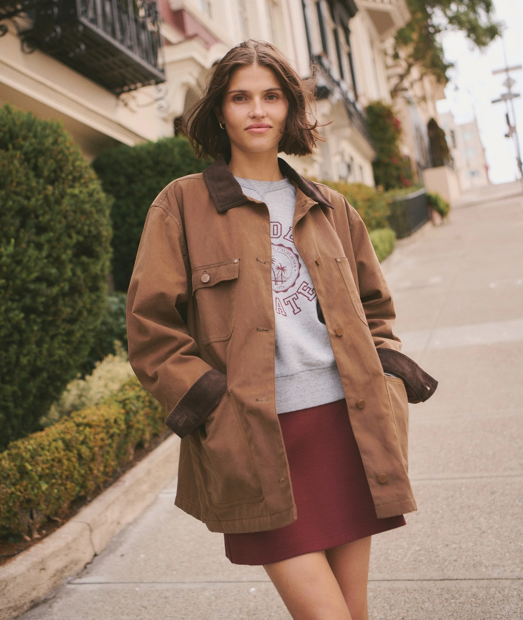 Riley Waxed Barn Jacket - Image 6