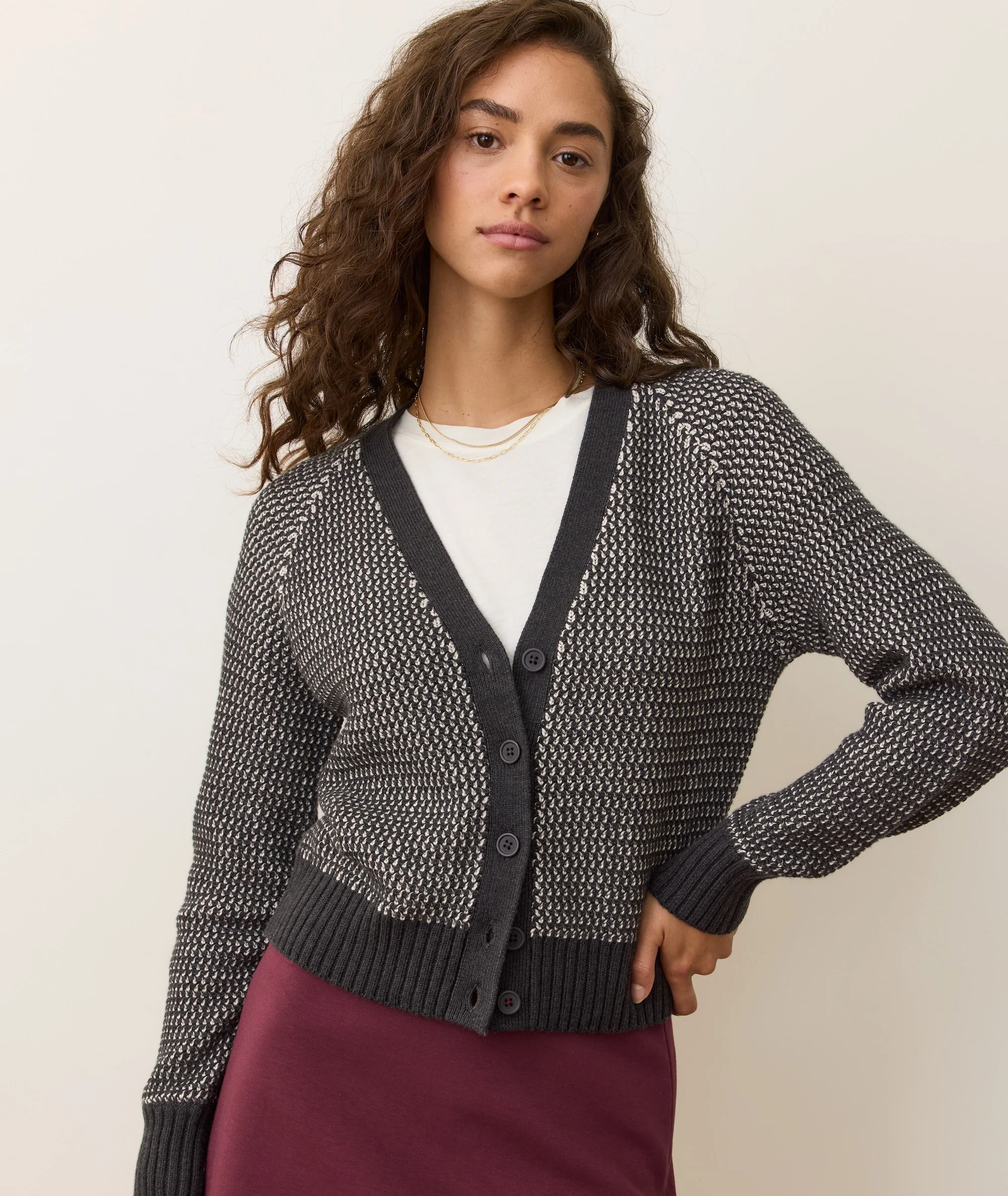 Robin Textured Cardigan - Image 2